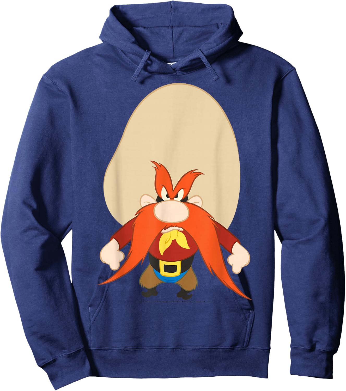 Looney Tunes Yosemite Sam Angry Portrait Hoodie - Hoodie | Navy