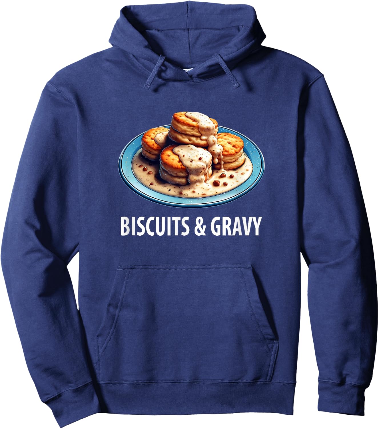 Biscuits & Gravy Hoodie - Hoodie | Navy