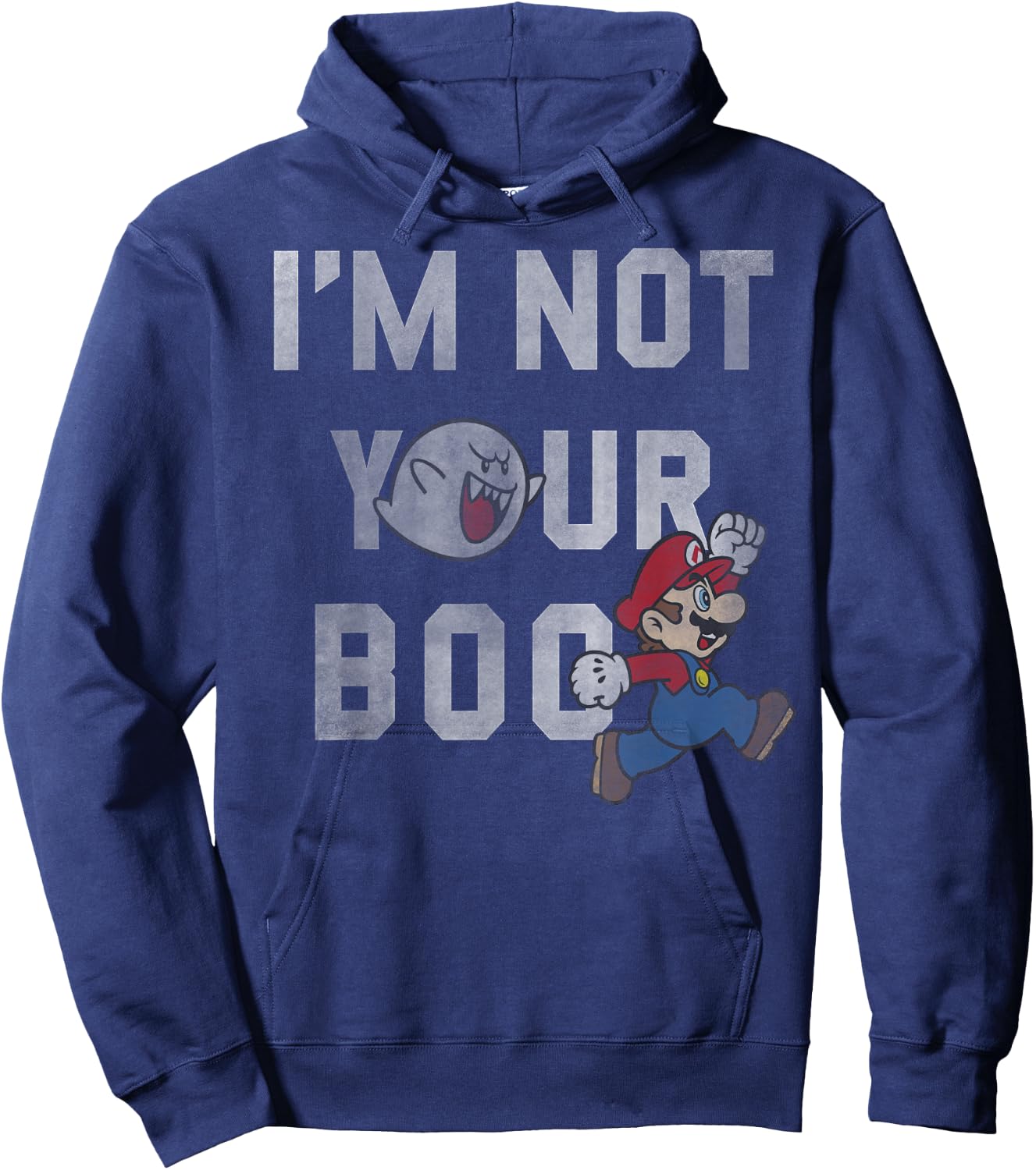 Super Mario I'm Not Your Boo Hoodie - Hoodie | Navy