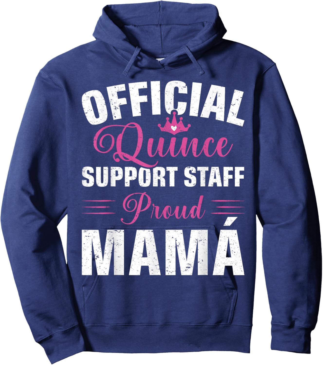 Official Quince Support Staff Proud Mamá Hoodie - Hoodie | Navy