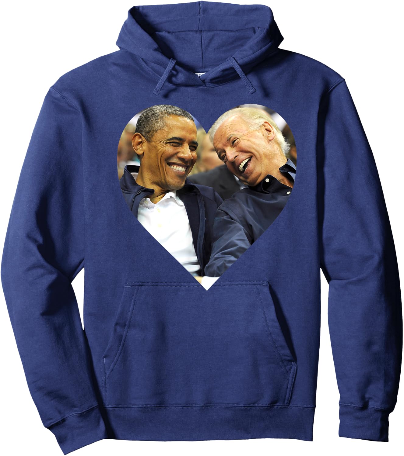 Joe Biden and Barack Obama Hoodie - Hoodie | Navy