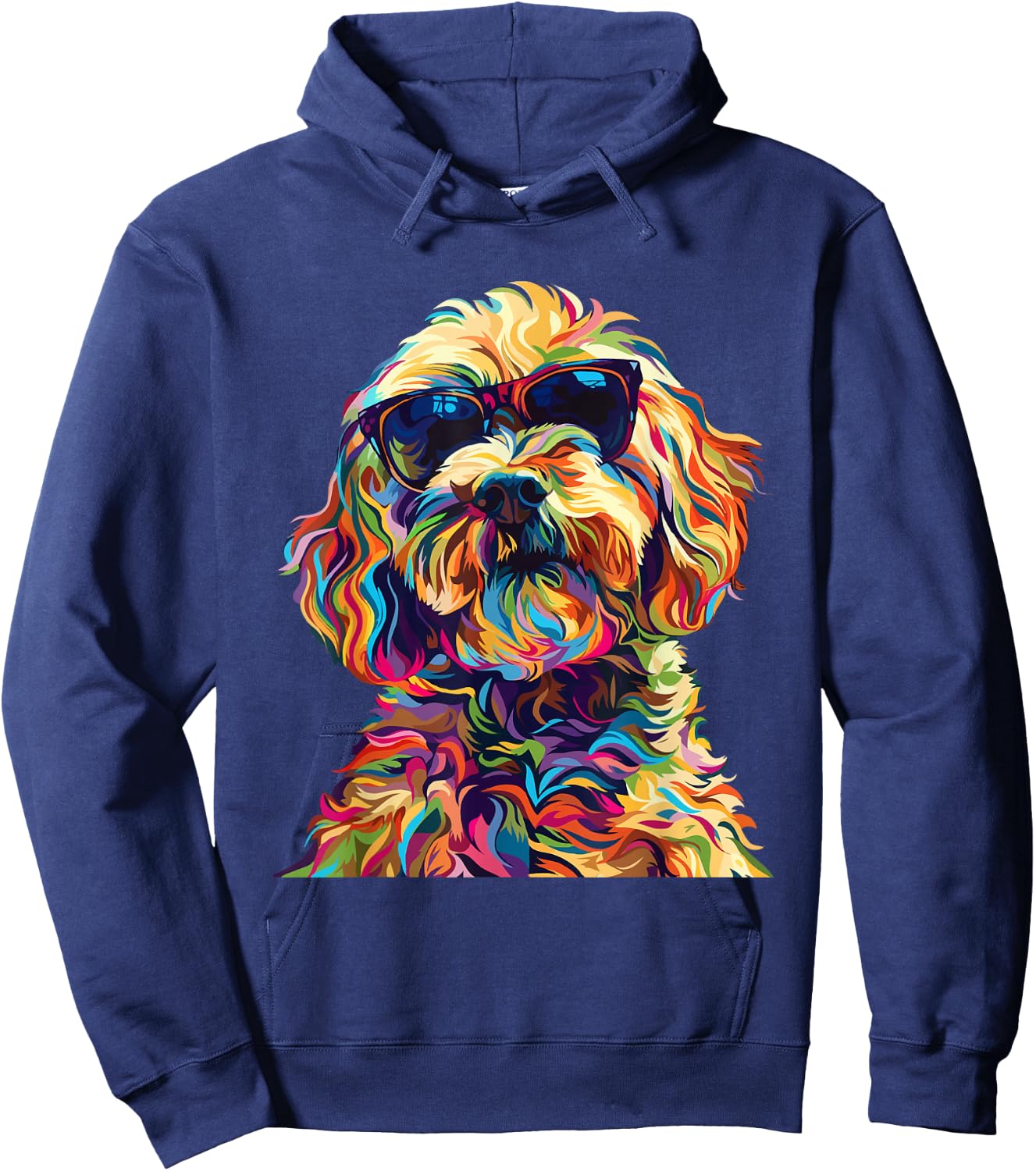 Cockapoo Lovers Design Pop Art Funny Cockapoo Dog Hoodie - Hoodie | Navy
