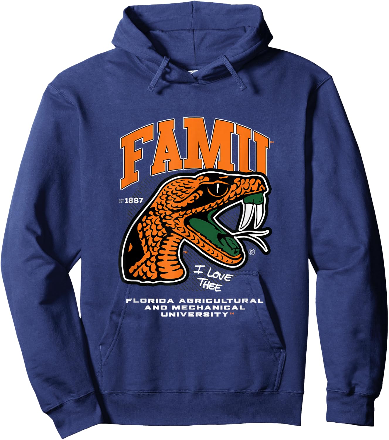 The Yard Essentials - Florida A&M University - FAMU Hoodie - Hoodie | Navy
