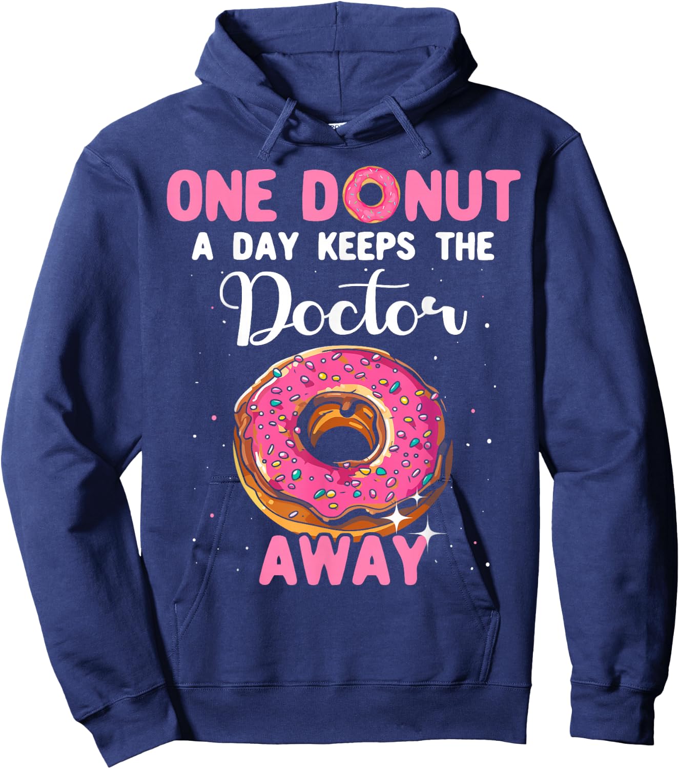 Donut Costume Women Baking Donuts Men Donut Hoodie - Hoodie | Navy
