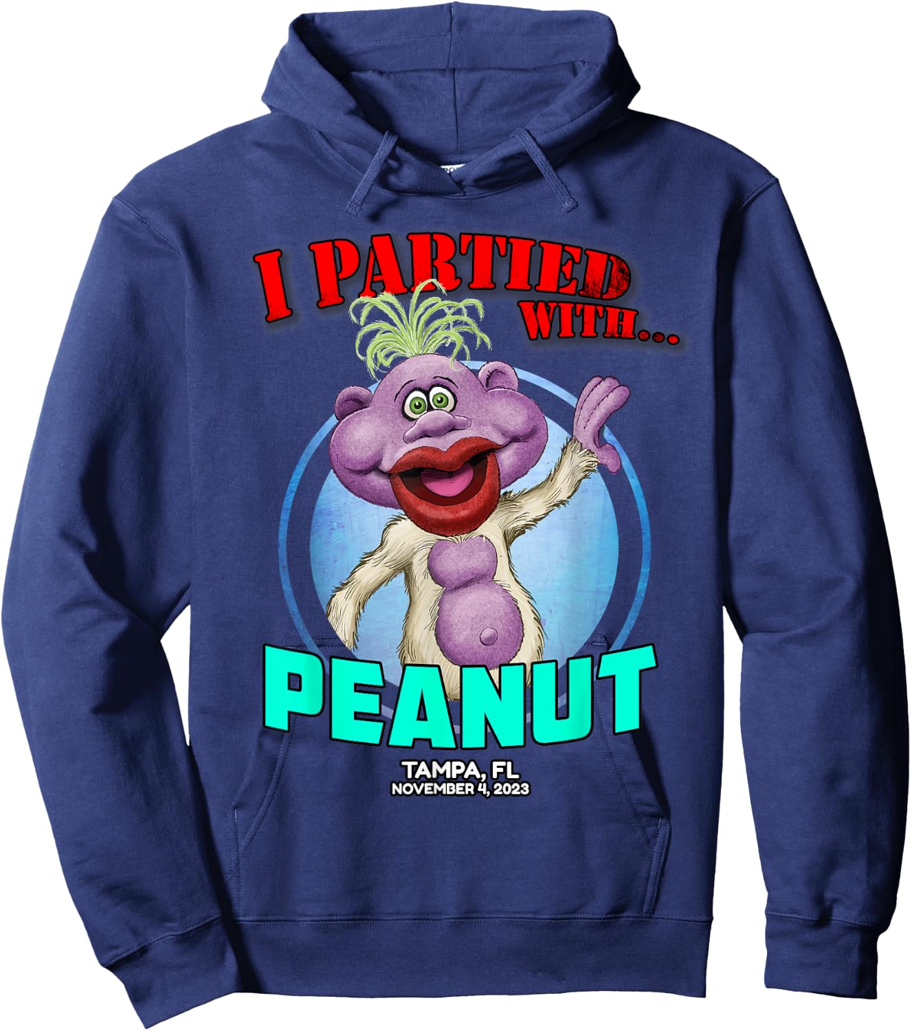 Peanut Tampa, FL (2023) Hoodie - Hoodie | Navy