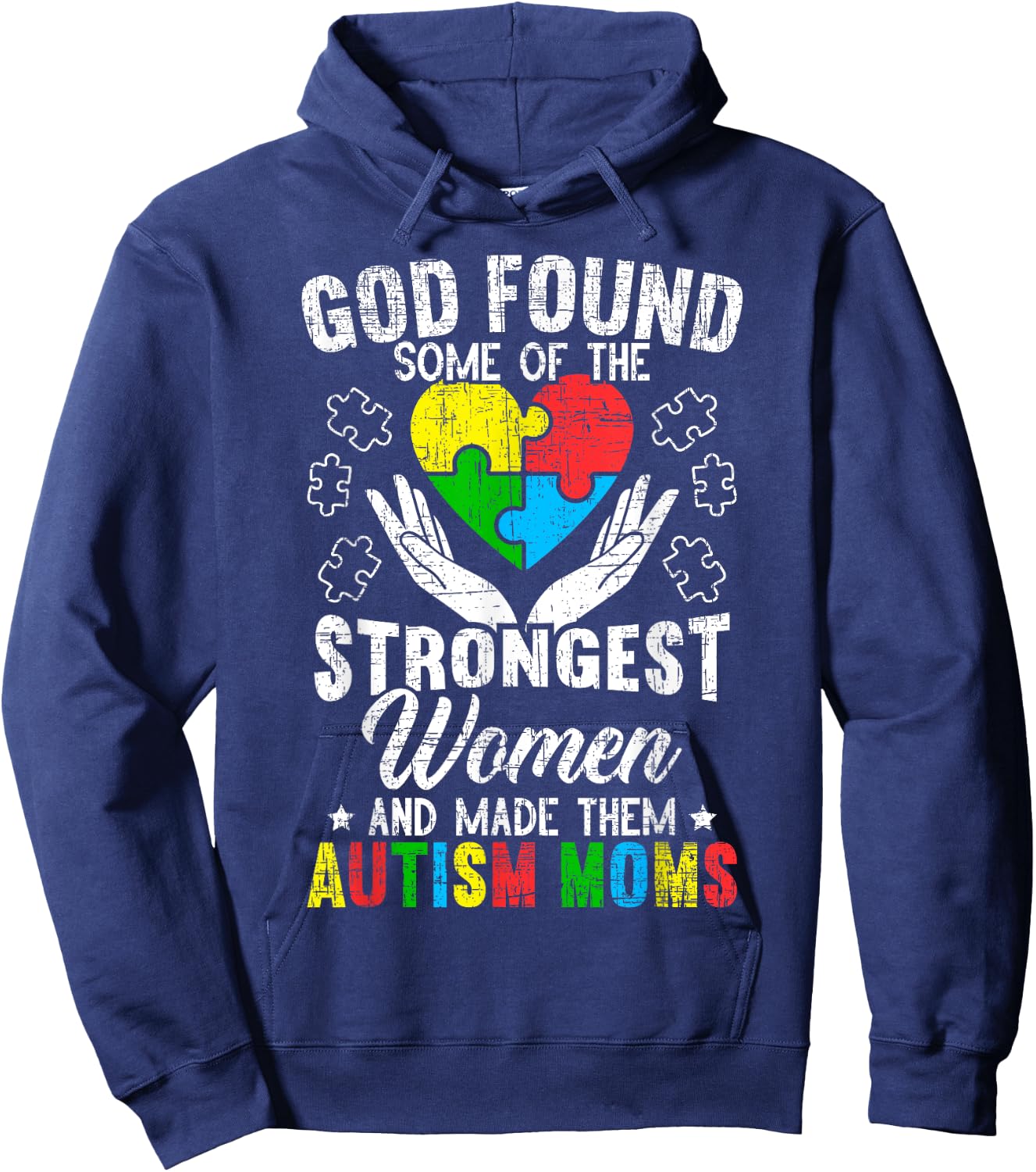 Autism Mom ASD Awareness Autism Spectrum Disorder Mother Hoodie - Hoodie | Navy