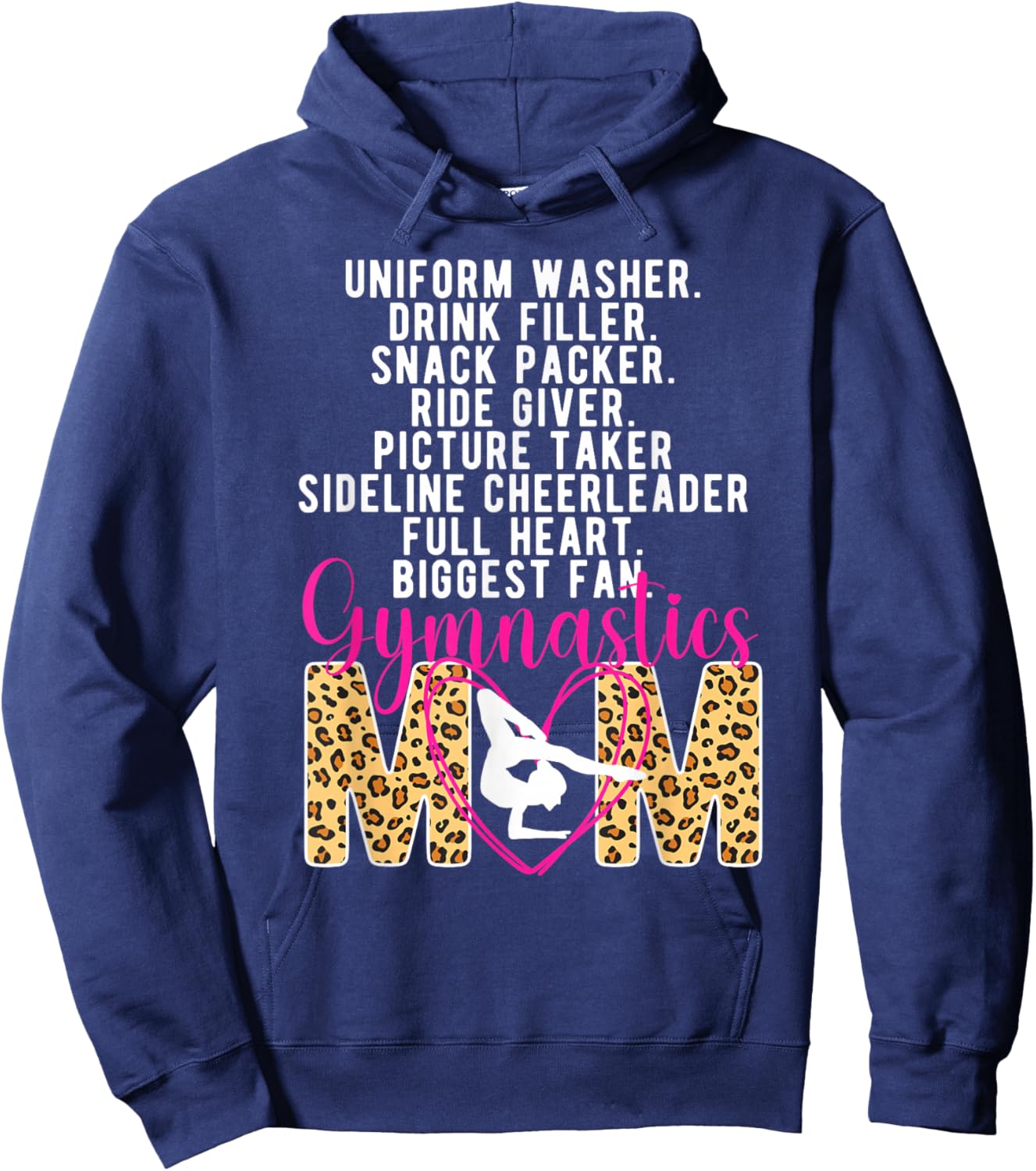 Gymnastics Mom Definition Mom Of A Gymnast Mother Hoodie - Hoodie | Navy