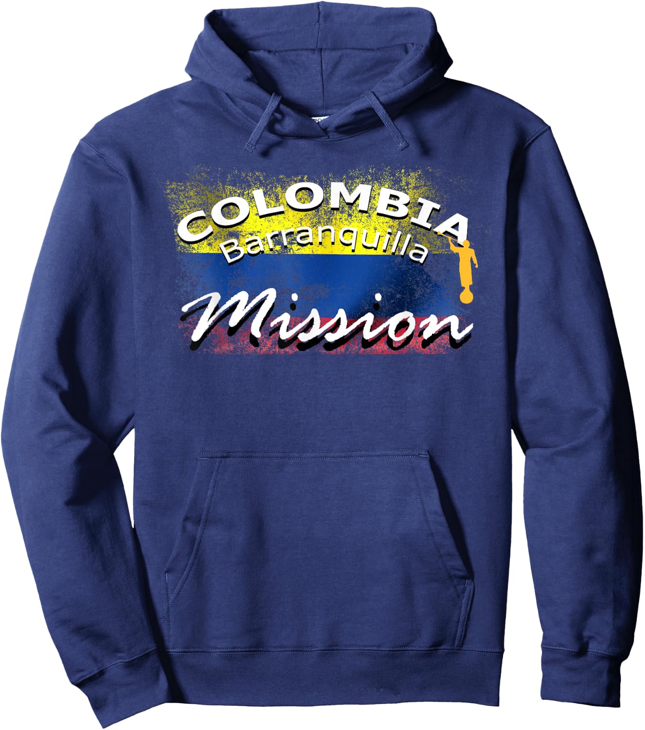 Colombia Barranquilla Mormon LDS Mission Missionary Gift Hoodie - Hoodie | Navy