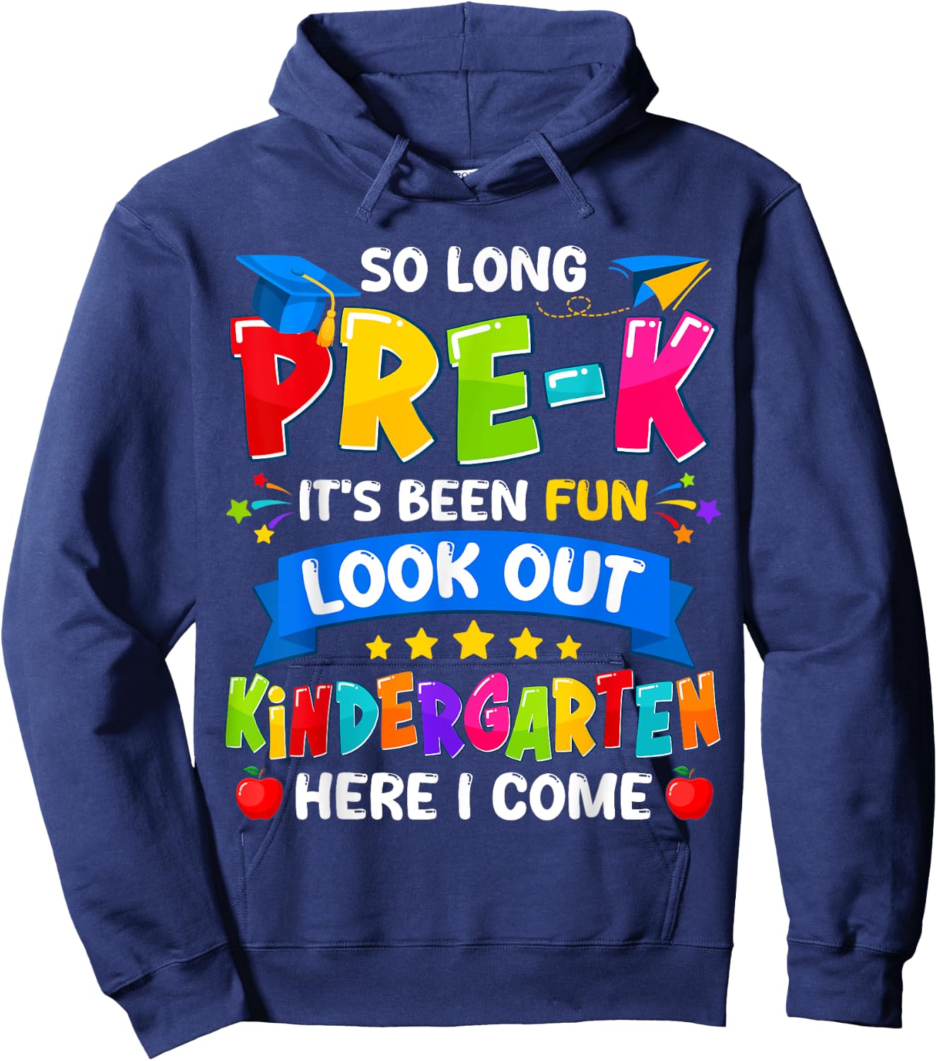 Pre-k Preschool Graduation Hoodie - Hoodie | Navy