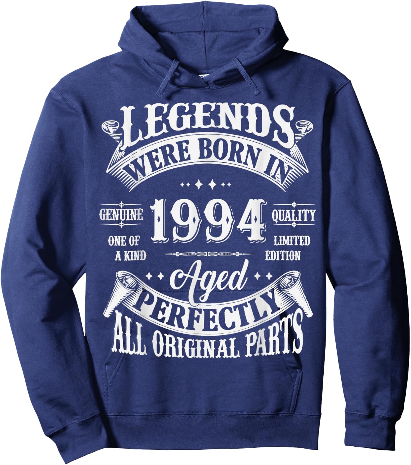31st Birthday 31 Years Old Vintage Legends Born In 1994 Hoodie - Hoodie | Navy