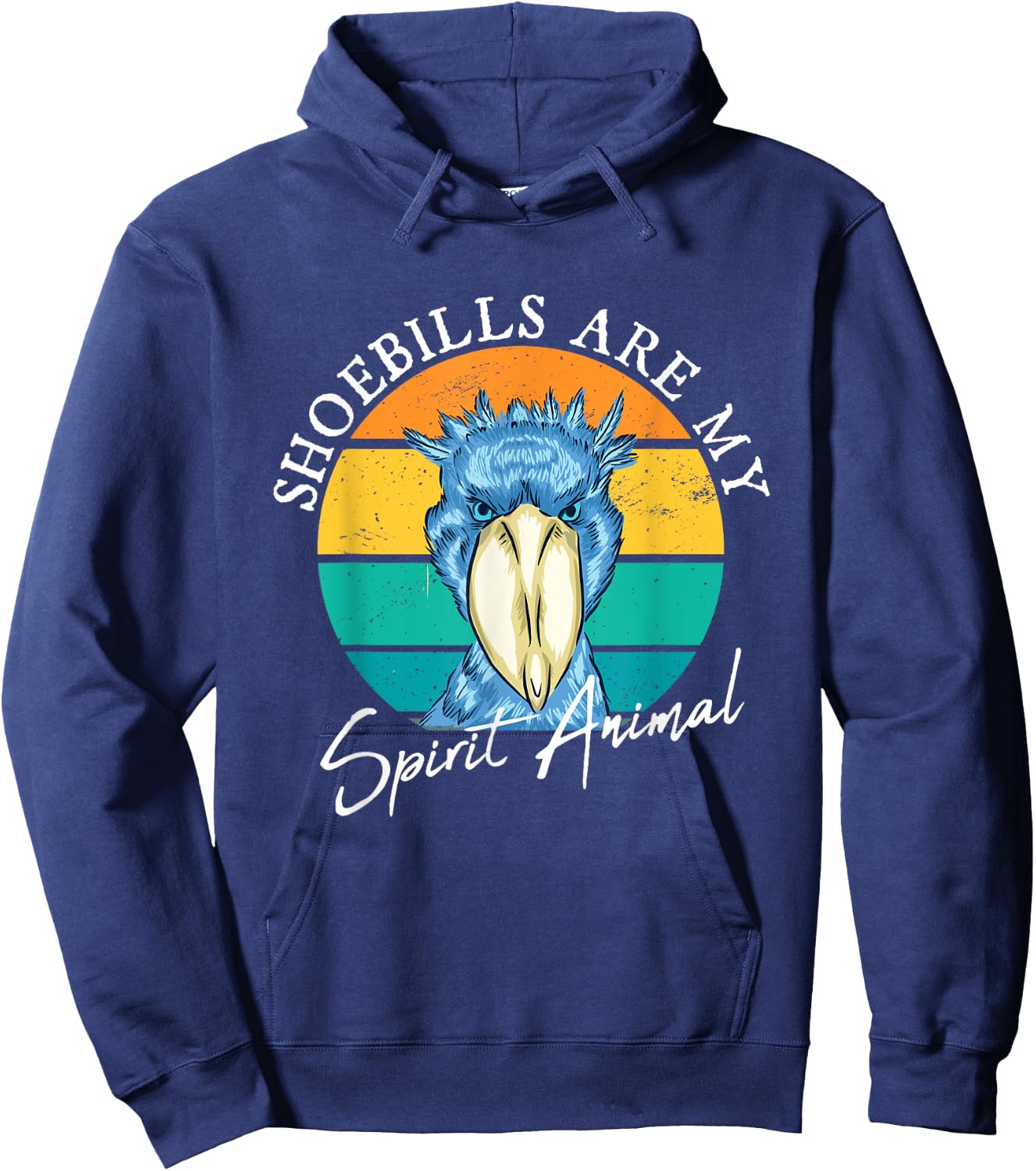 Shoebills Are My Spirit Animal African Bird Shoebill Stork Hoodie - Hoodie | Navy