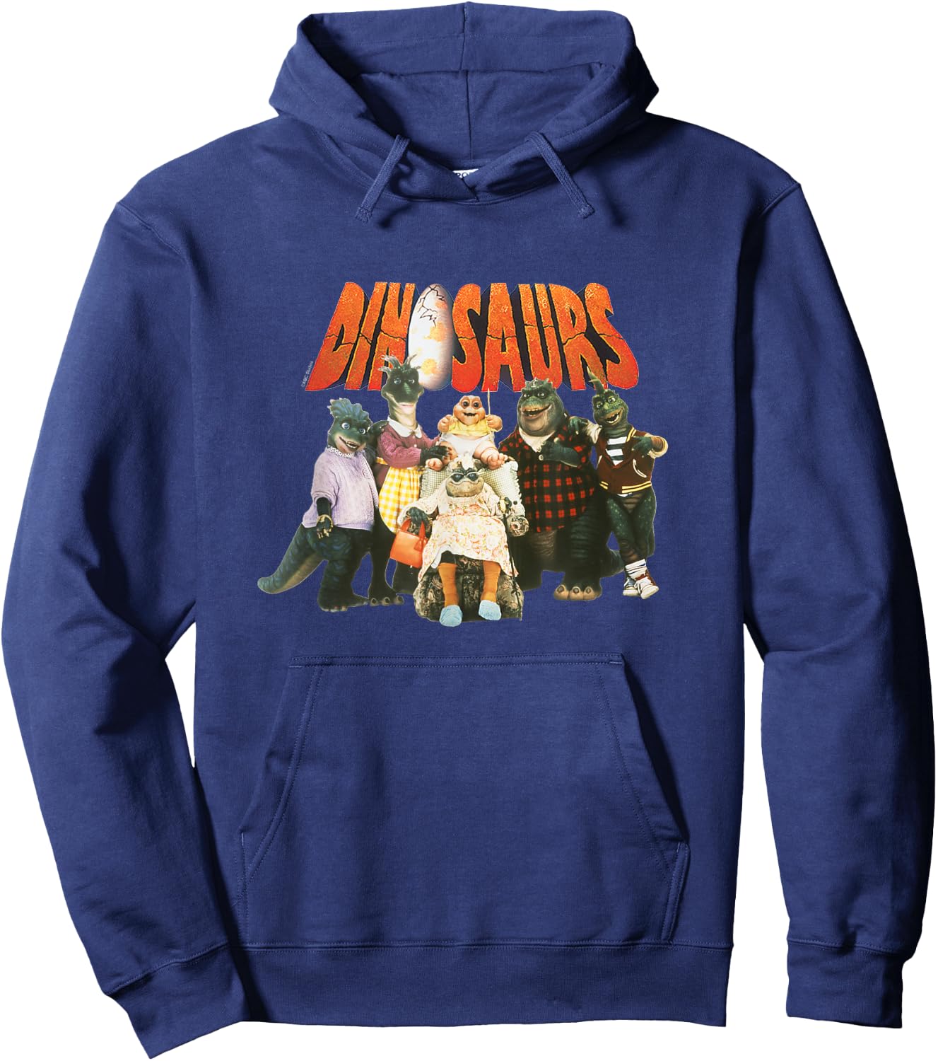 Dinosaurs Group with Logo Hoodie - Hoodie | Navy
