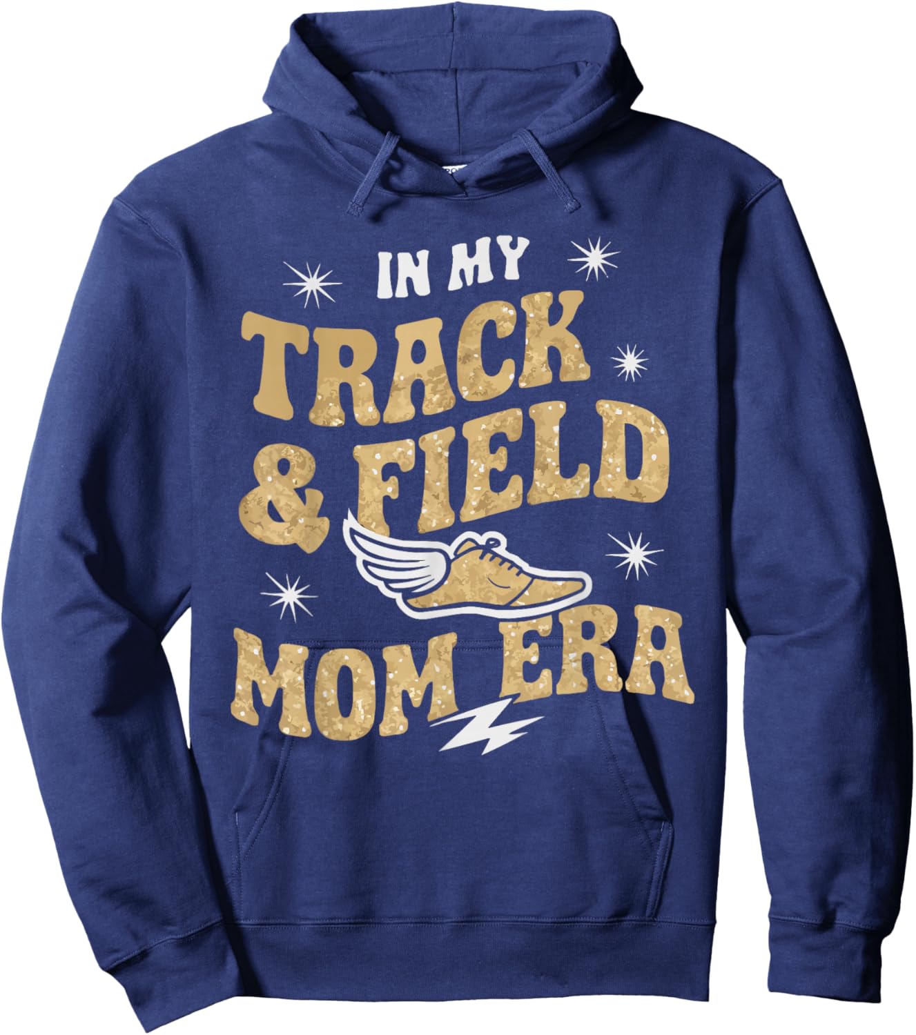 Track And Field Mom Athlete Runner Mothers Day Hoodie - Hoodie | Navy