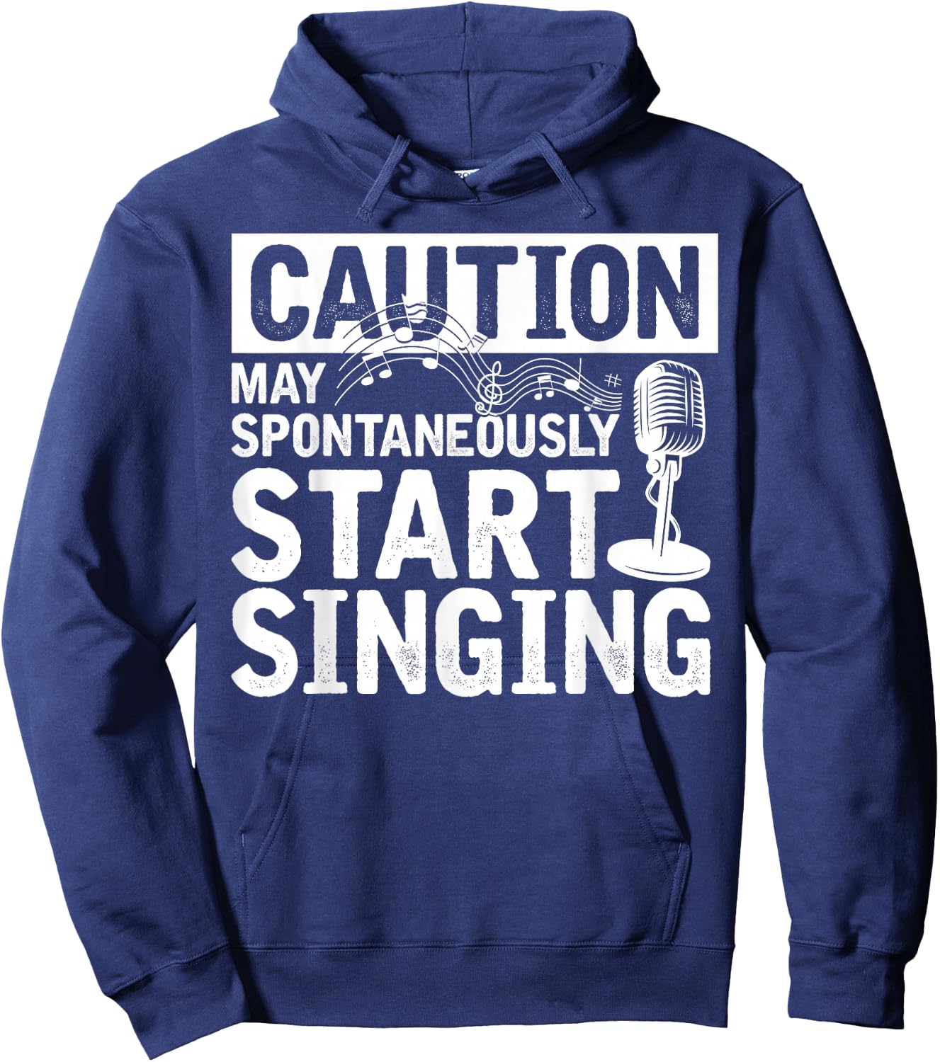 Theatre Stage Singer Musician Gift Funny Musical Hoodie - Hoodie | Navy