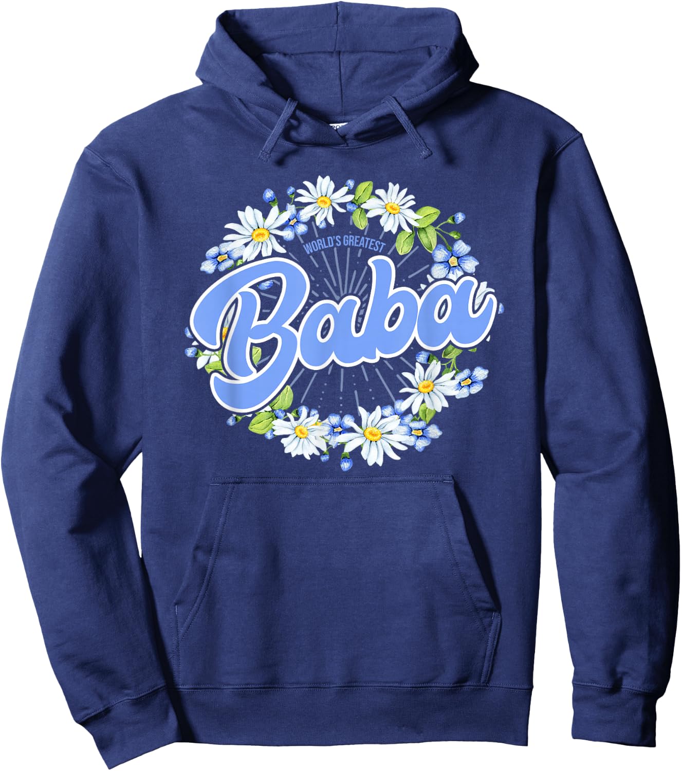 World's Greatest Baba - Gift Serbian Grandma Hoodie - Hoodie | Navy