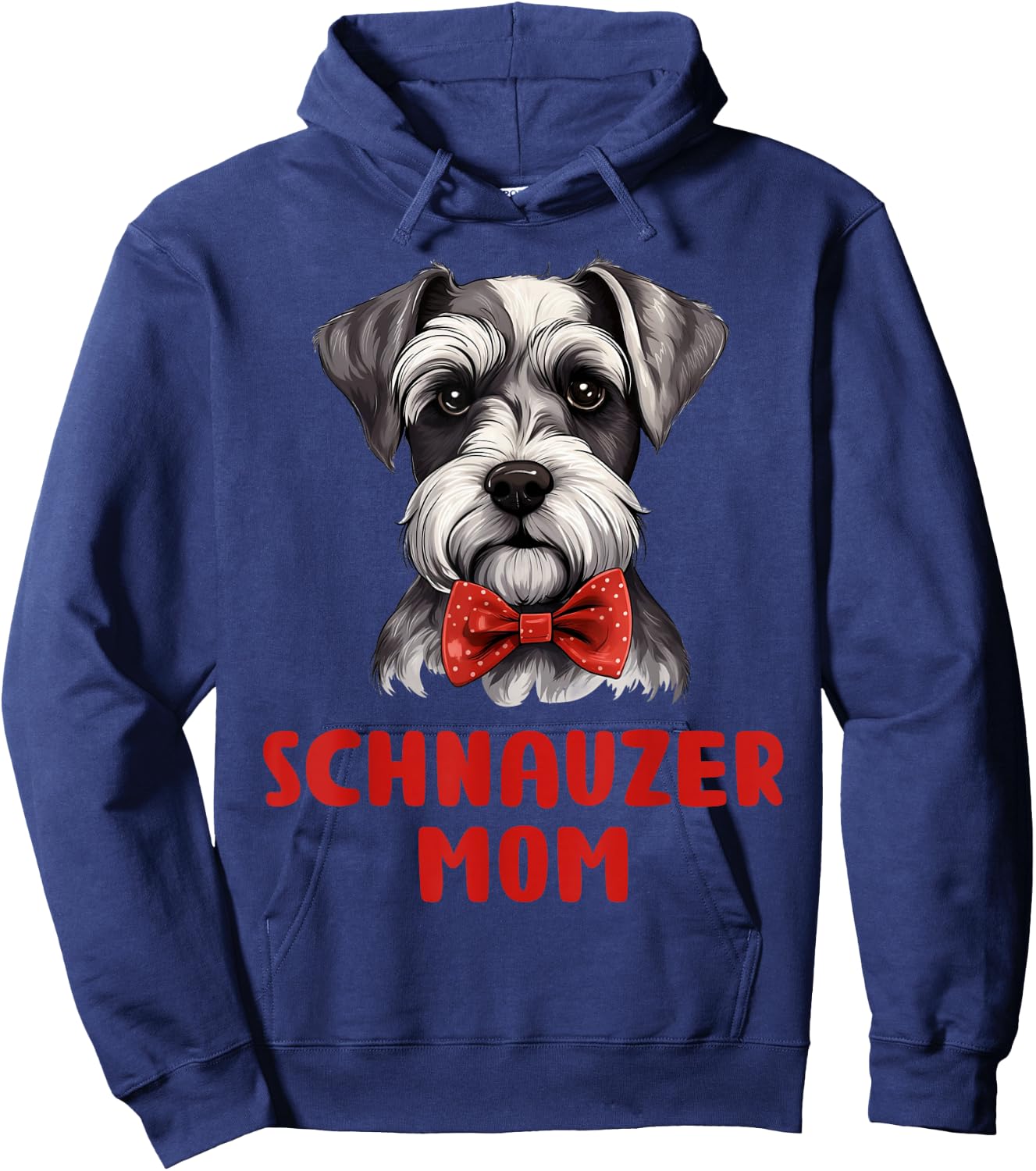 Cute Schnauzer Mom Dog Lovers Gift Miniature Schnauzer Owner Hoodie - Hoodie | Navy