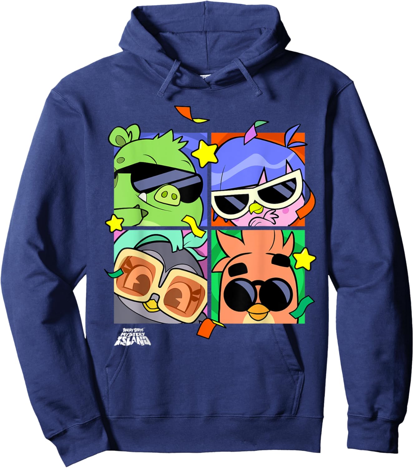 Angry Birds Mystery Island Team Official Merchandise Hoodie - Hoodie | Navy