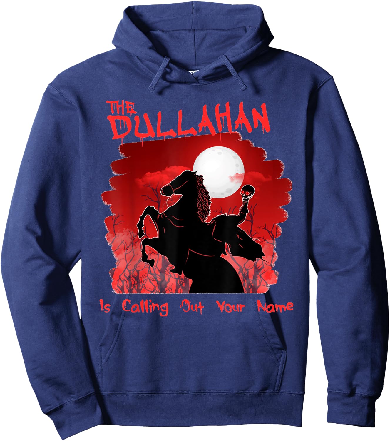 The Dullahan Horseman Celtic Mythology Lovers for Samhain Hoodie - Hoodie | Navy