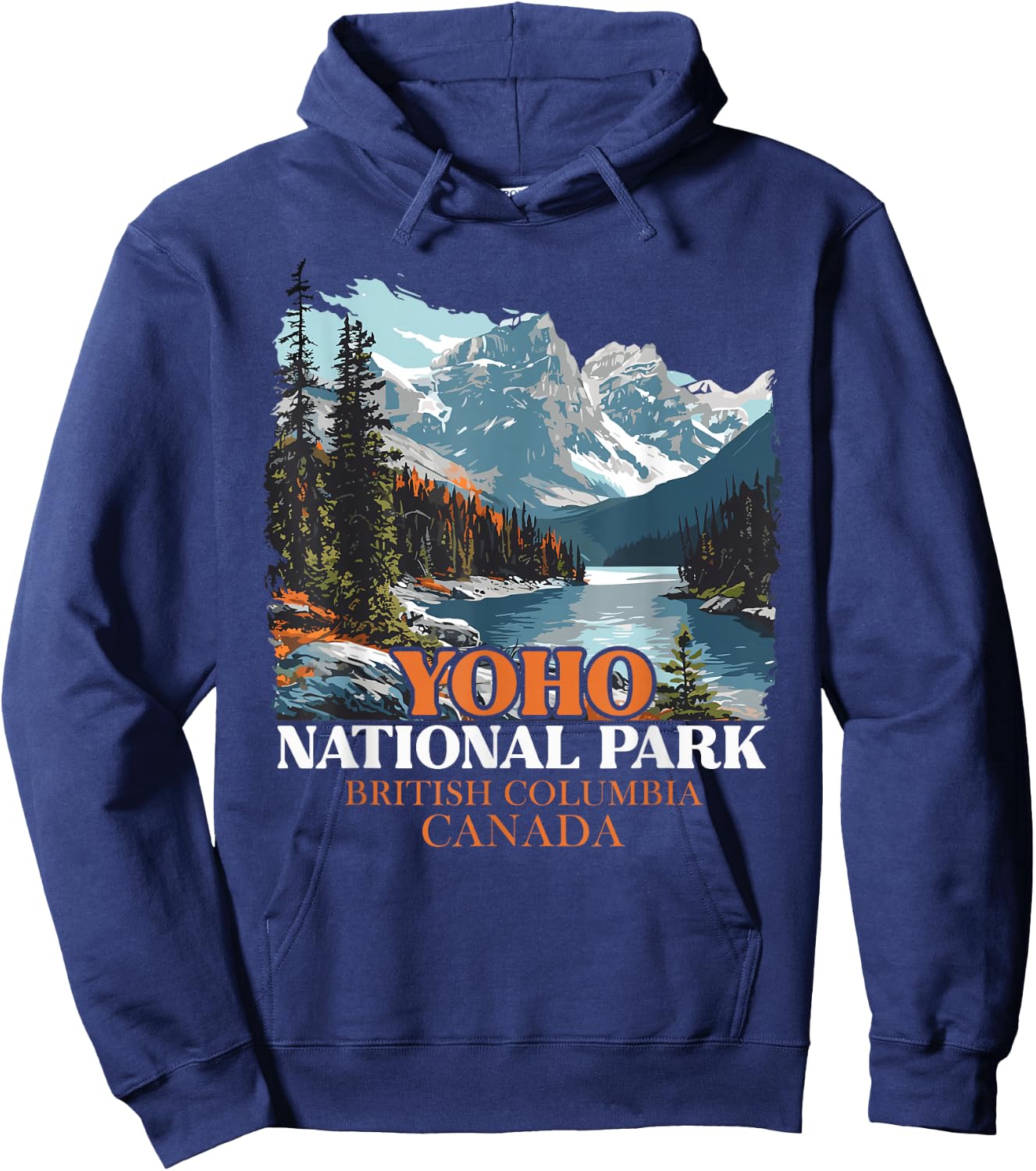 Yoho National Park British Columia Canada Hoodie - Hoodie | Navy