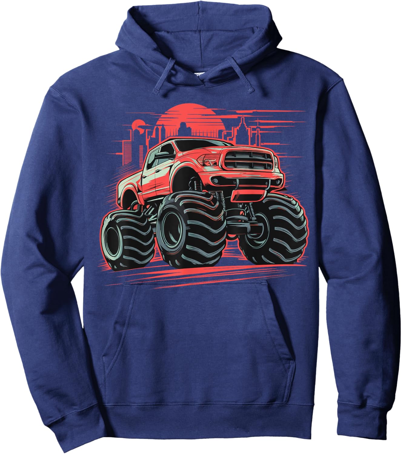 Monster Truck for toddlers Youth & Adults Hoodie - Hoodie | Navy