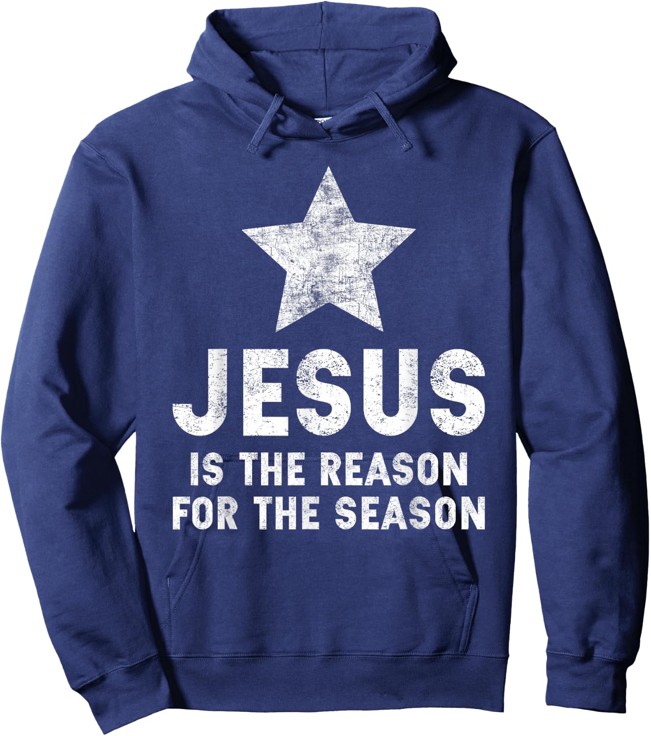 Jesus Is The Reason For The Season Christian Faith Christmas Hoodie - Hoodie | Navy
