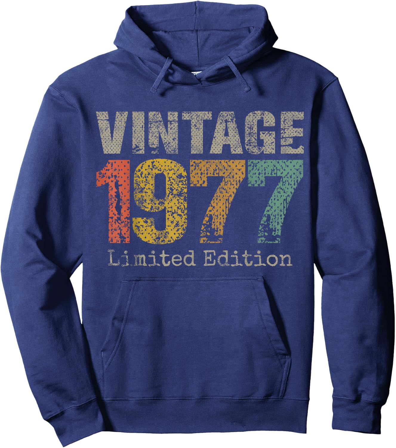 Vintage 1977 Limited Edition 48th Birthday Gifts 48 Year Old Hoodie - Hoodie | Navy
