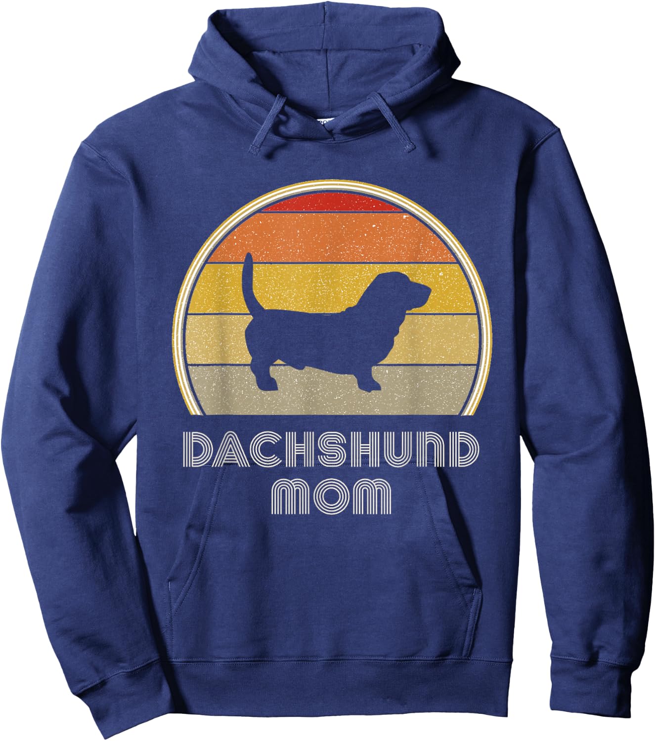 Dachshund Shirt Wiener Dog Best Dachshund Mom Hoodie - Hoodie | Navy