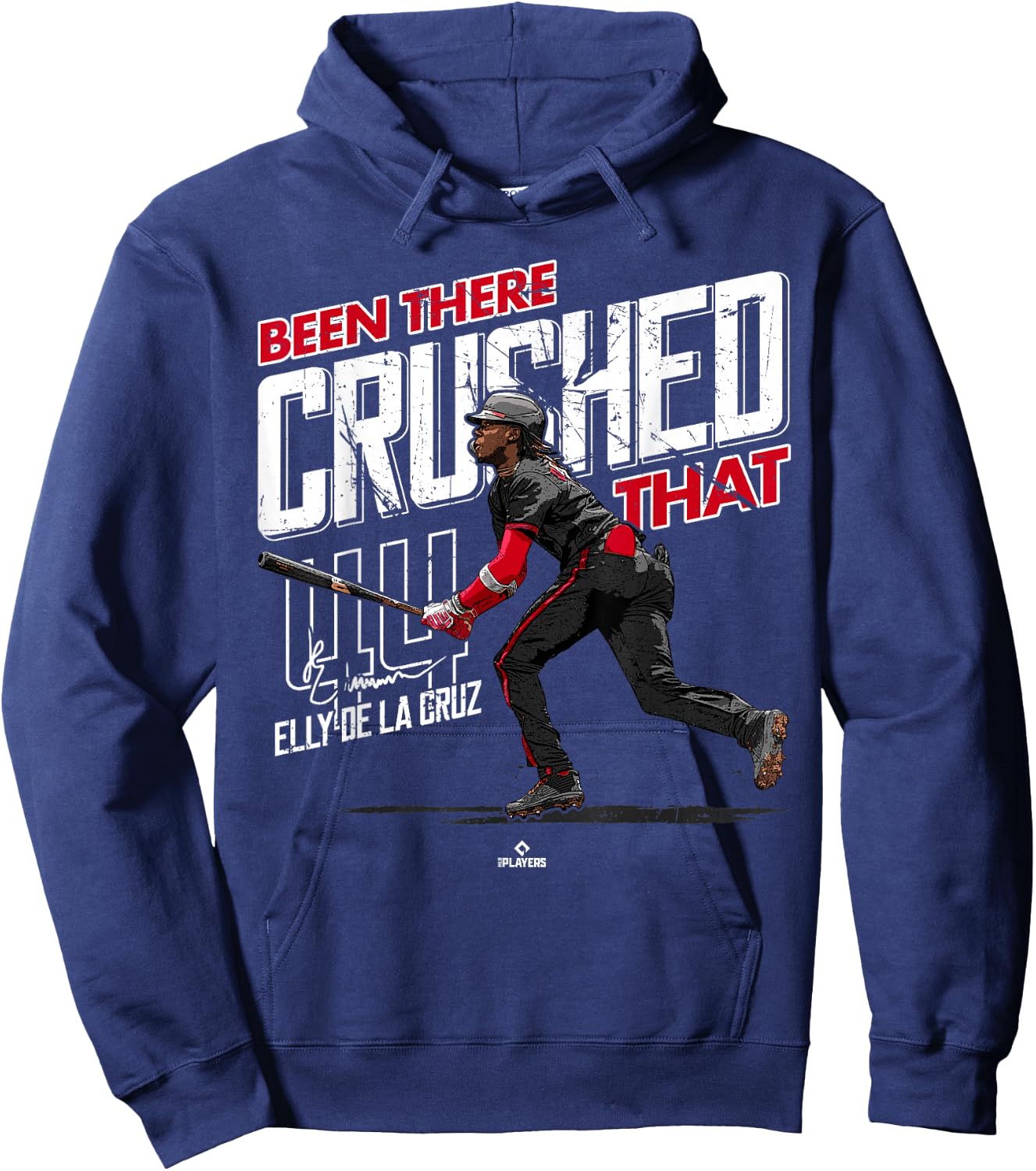 Been There Crushed That Elly De La Cruz Cincinnati MLBPA Hoodie - Hoodie | Navy