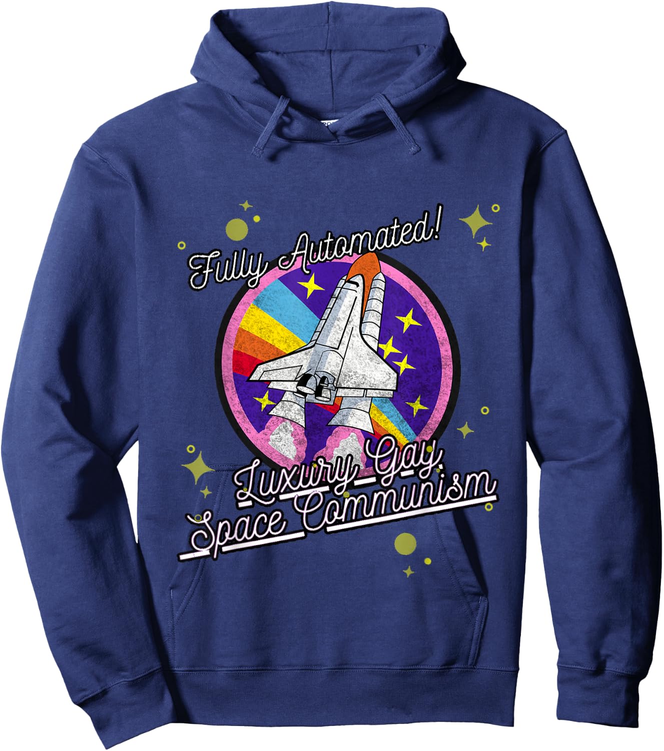 Fully Automated Luxury Gay Space Communism Hoodie - Hoodie | Navy