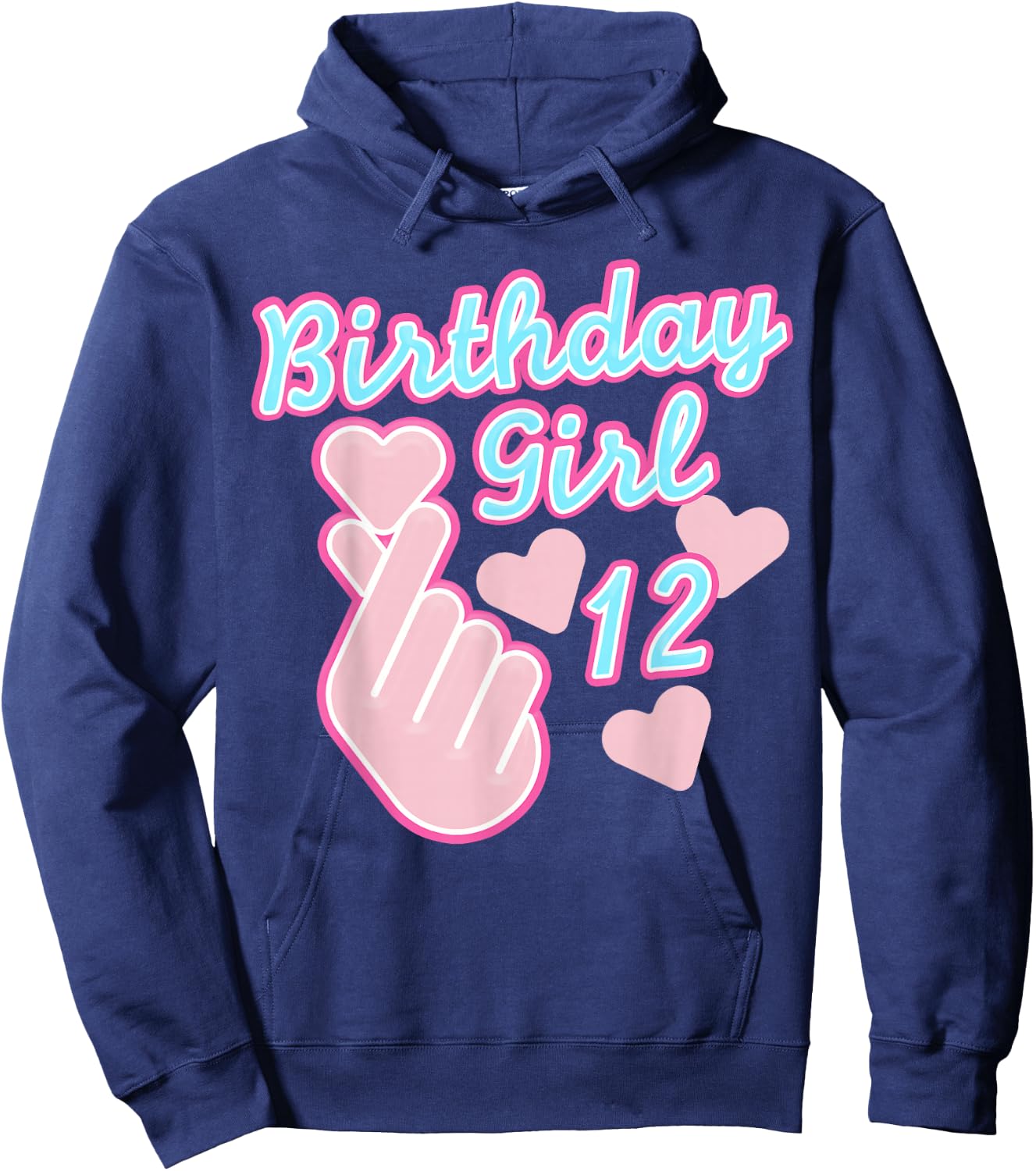 K-Pop Birthday Girl 12 Hoodie - Hoodie | Navy