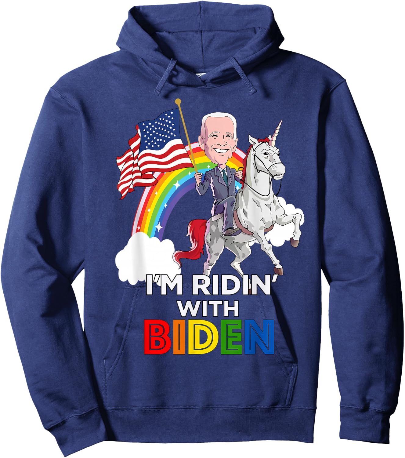 Ridin with Biden Hoodie - Hoodie | Navy