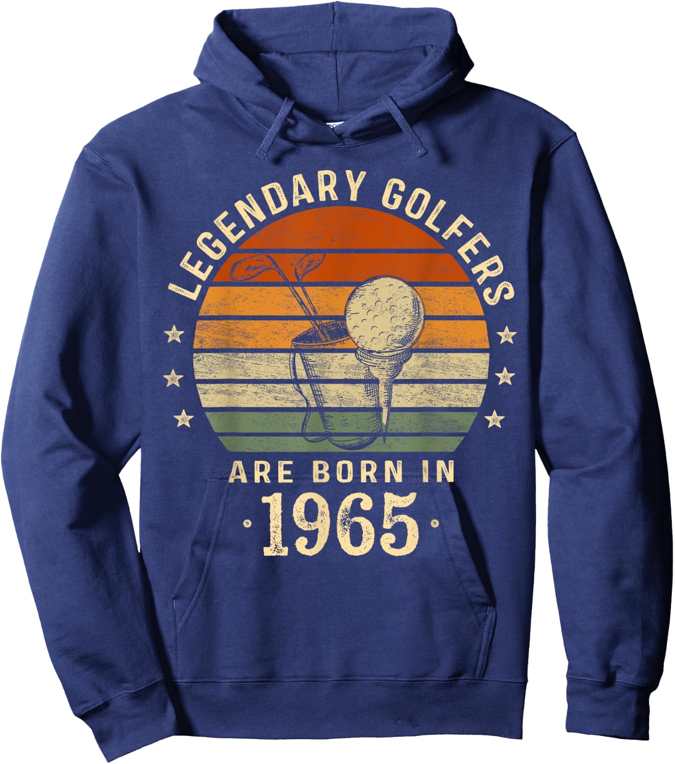 Legendary Golfers Are Born In 1965 59th Birthday Golf Gifts Hoodie - Hoodie | Navy