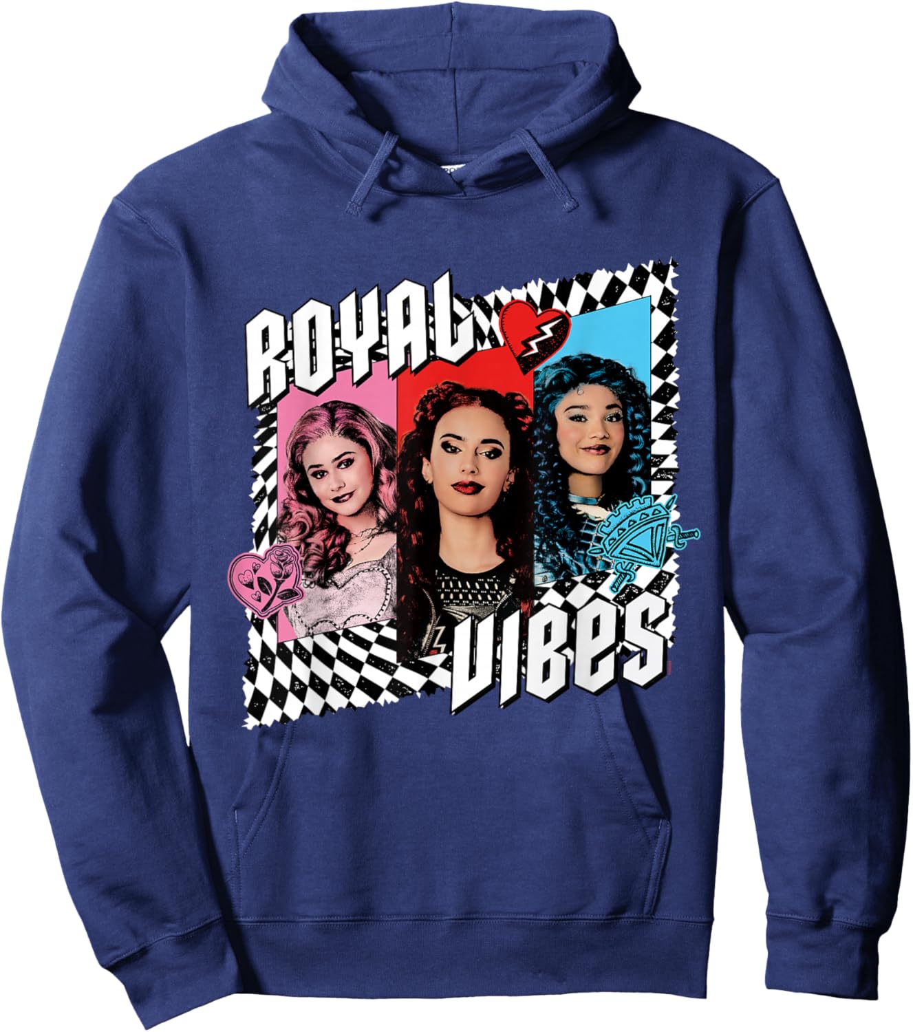 Disney Descendants 4: The Rise of Red Trio Royal Vibes Hoodie - Hoodie | Navy