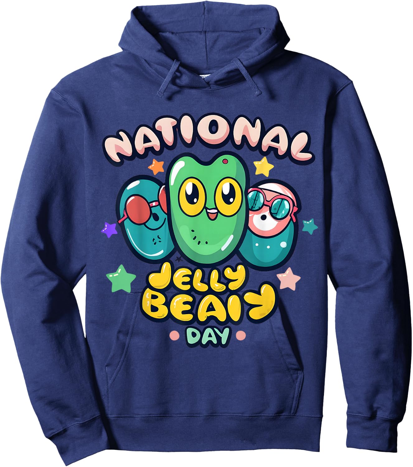 Jellybean Jamboree National JellyBean Day Hoodie - Hoodie | Navy