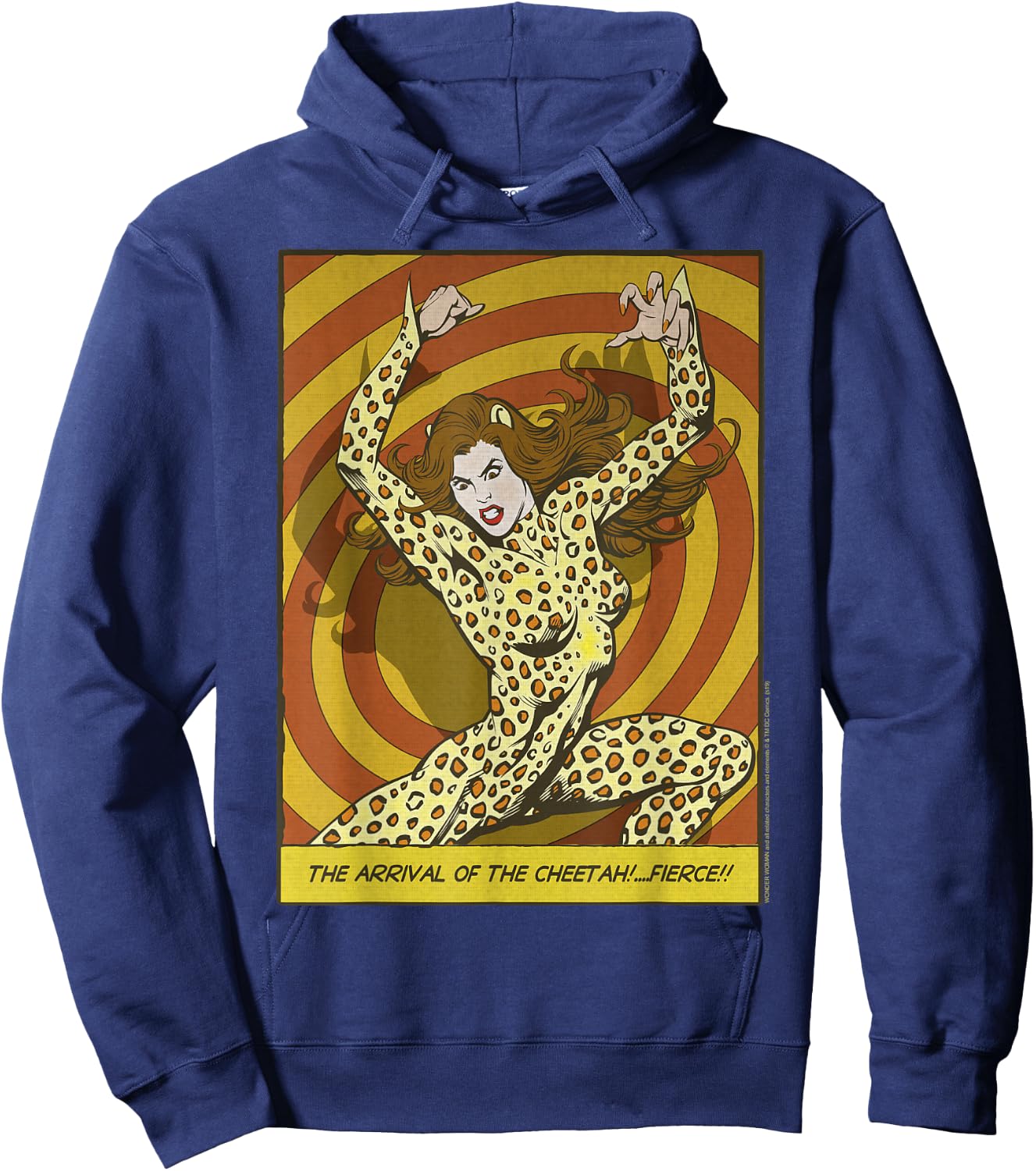 DC Comics Wonder Woman Cheetah Comic Panel Hoodie - Hoodie | Navy