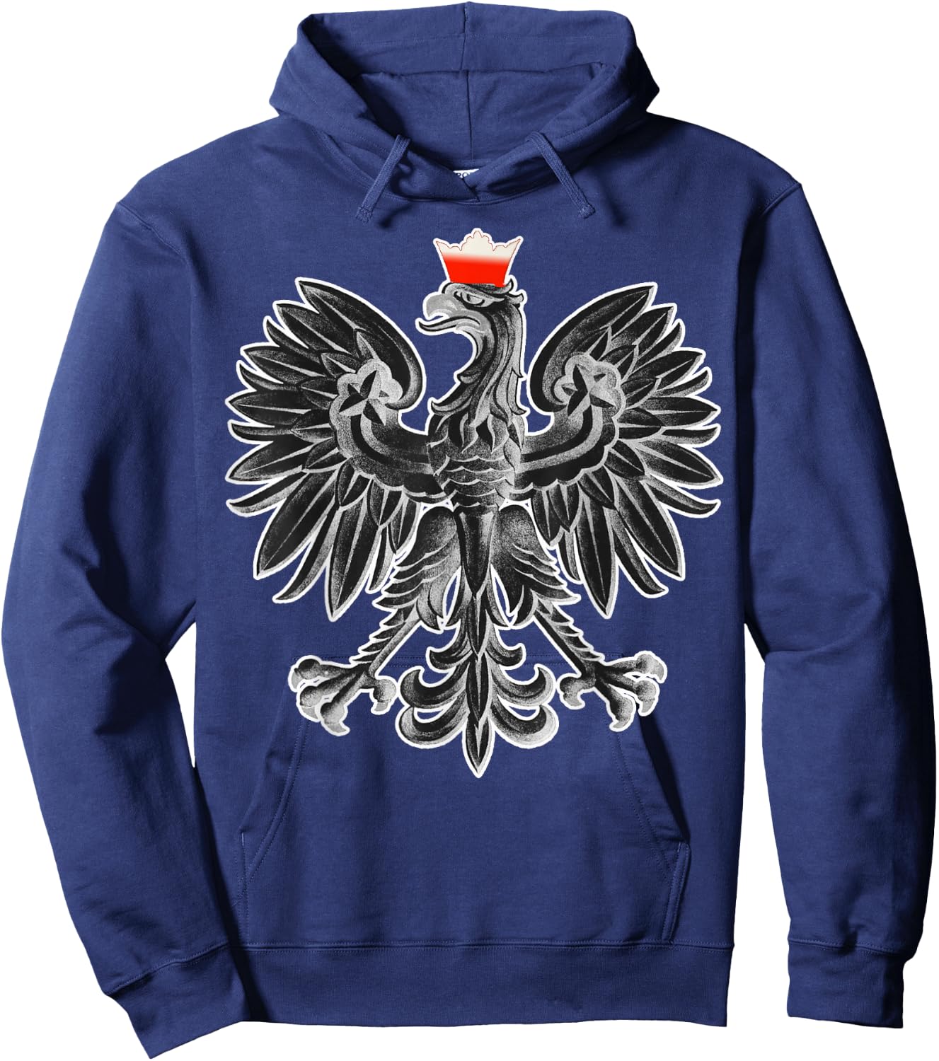 National Eagle Emblem of Poland Hoodie - Hoodie | Navy