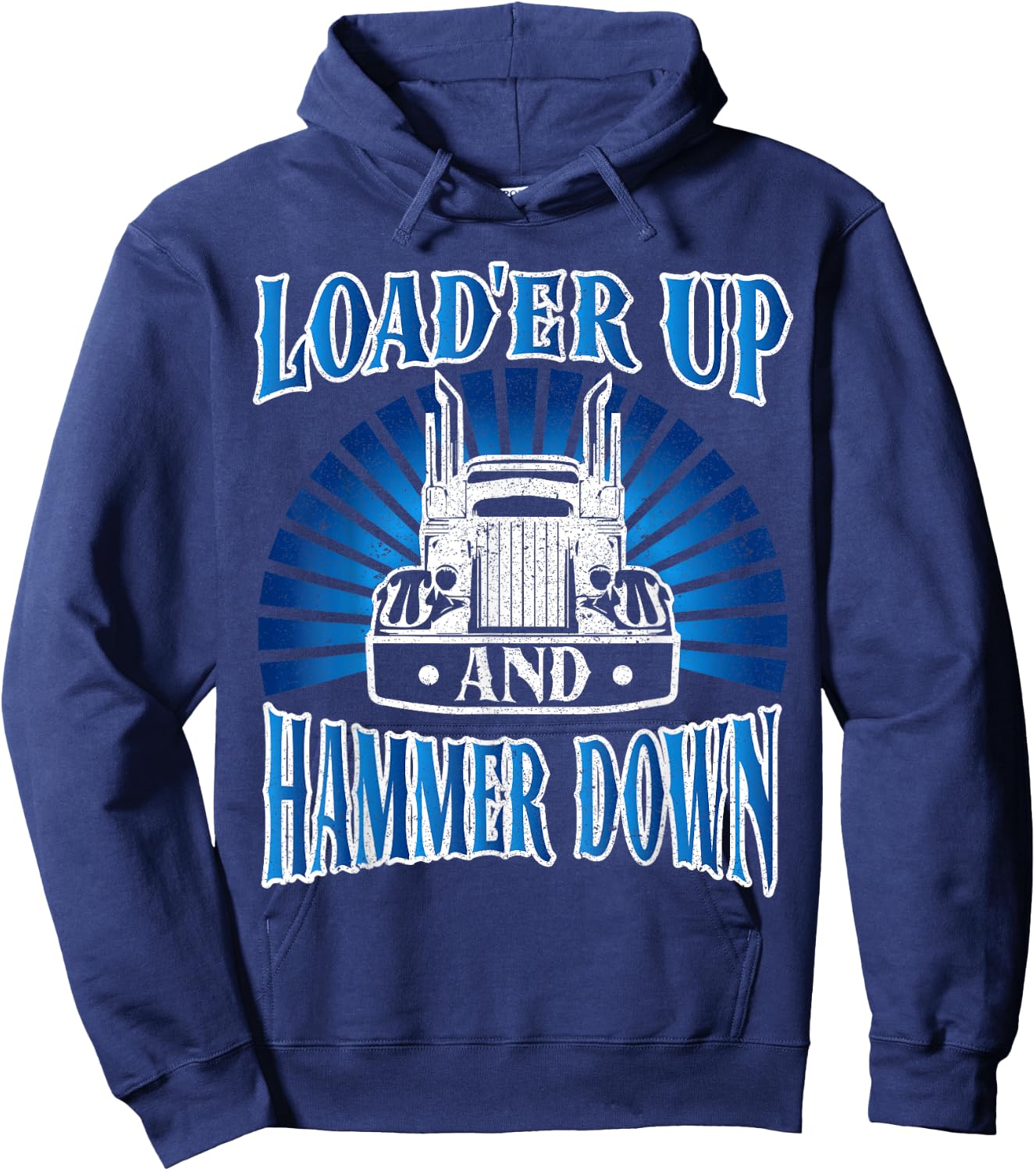 Truck Driver Humming Driver Truck Driver - Truck Driver Hoodie - Hoodie | Navy