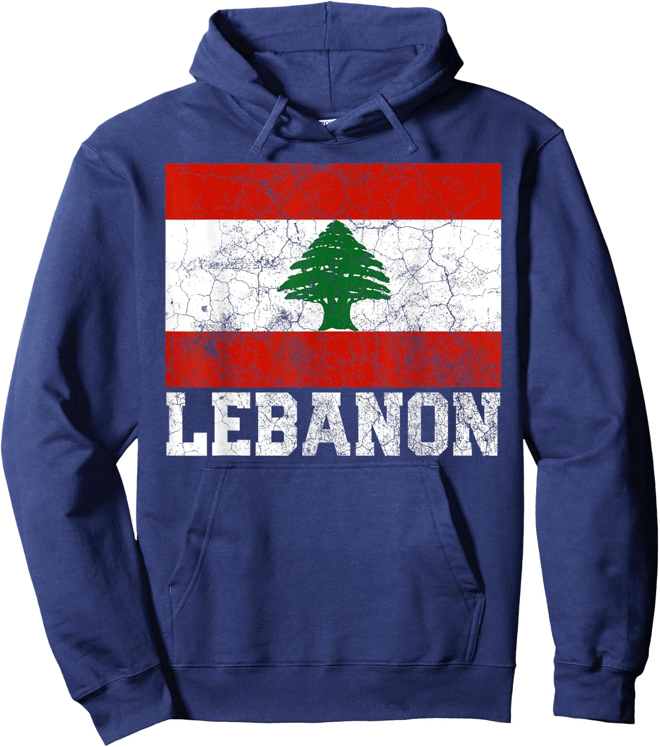 Lebanon Lebanese Flag Pride Family Roots Men Women Gift Hoodie - Hoodie | Navy