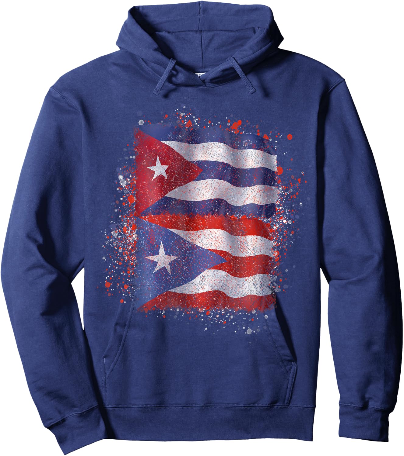 Puerto Rican Cuban Love Hoodie - Hoodie | Navy