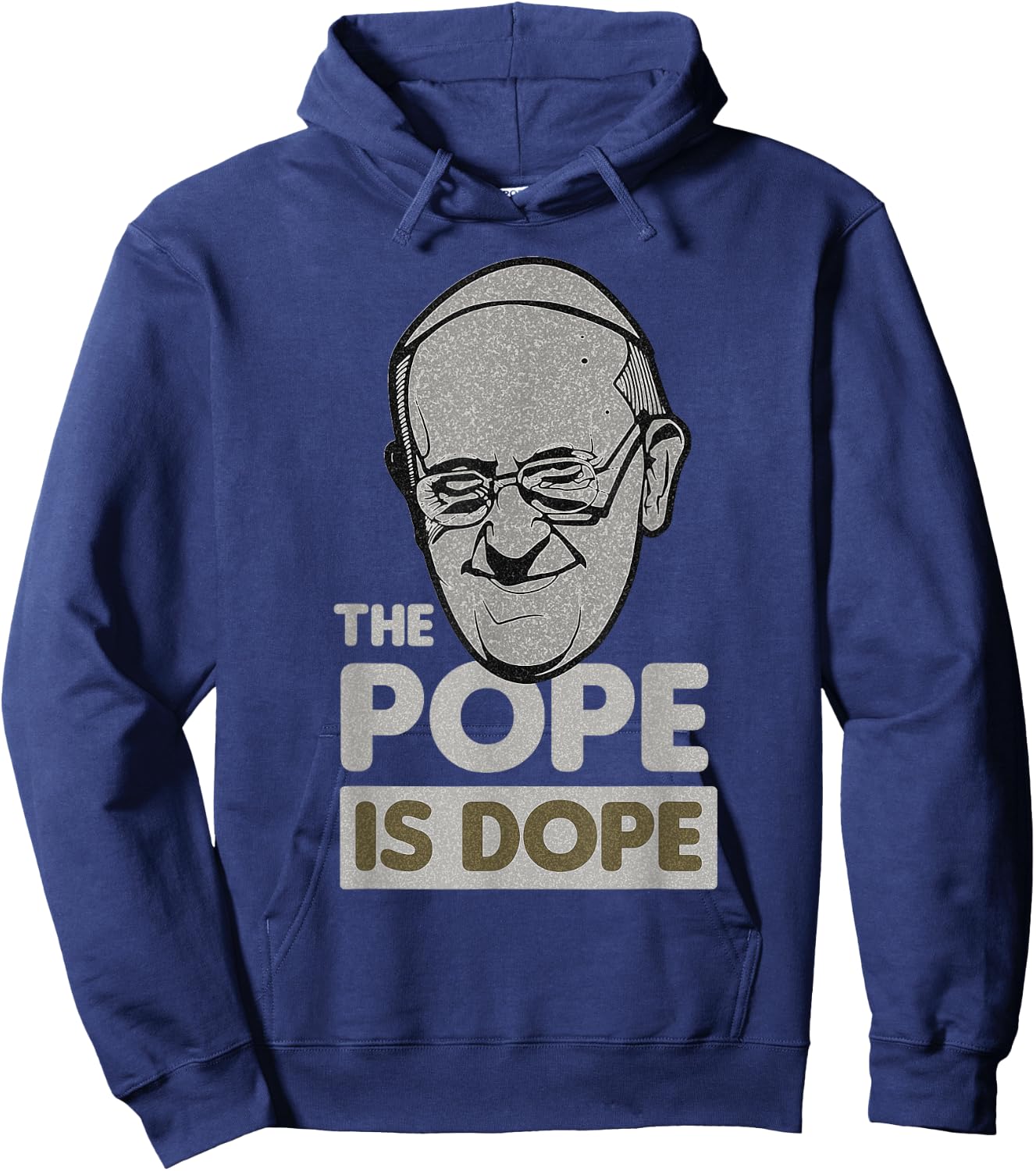 Pope Francis Catholic Saint Jesus Gift Hoodie - Hoodie | Navy