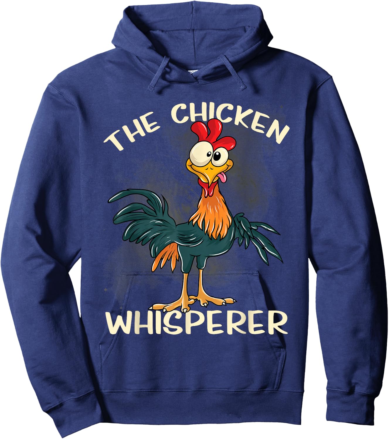 The Chicken Whisperer Funny Farmer Hoodie - Hoodie | Navy