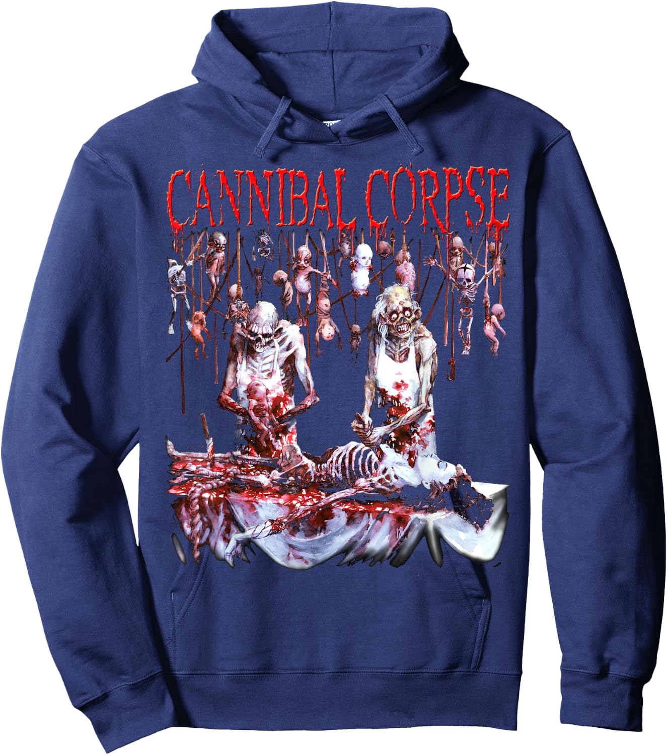 Cannibal Corpse - Official Merchandise - Butchered at Birth Hoodie - Hoodie | Navy