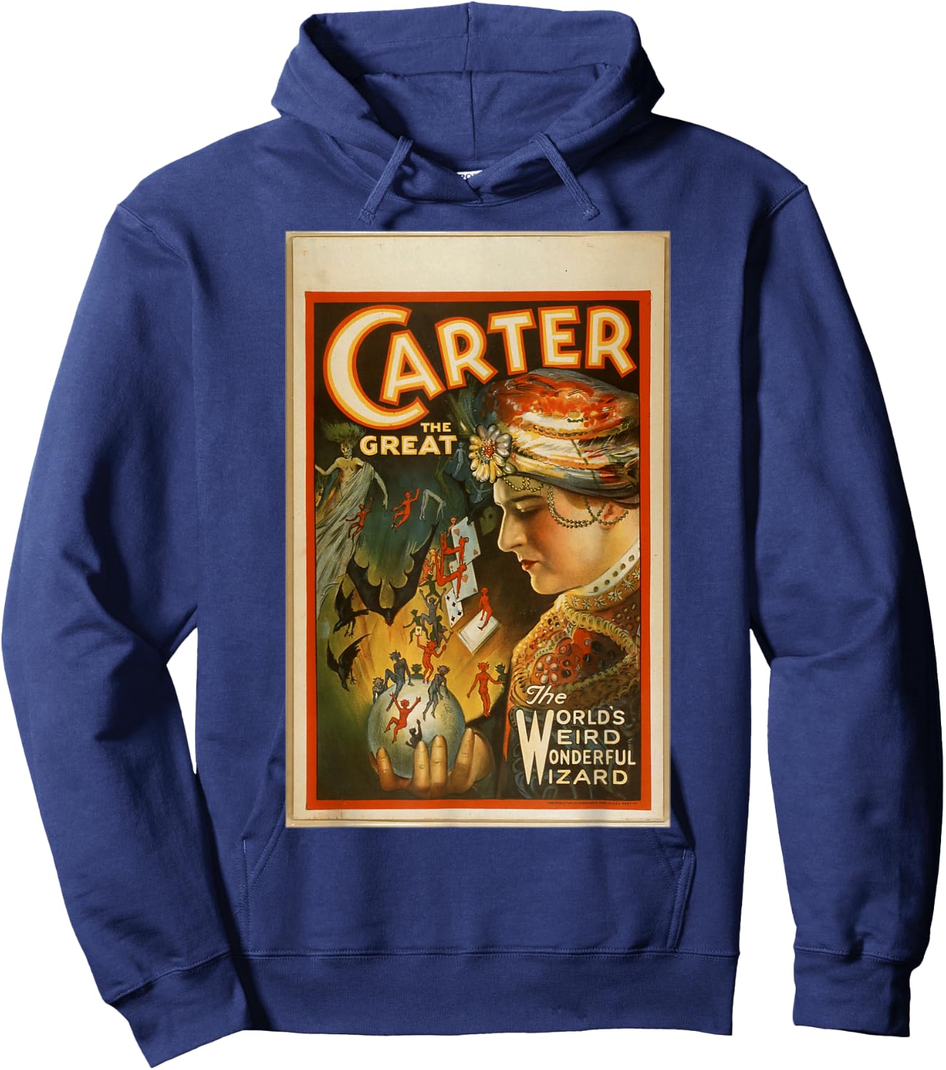 Carter The Great The World's Weird Wonderful Wizard Hoodie - Hoodie | Navy