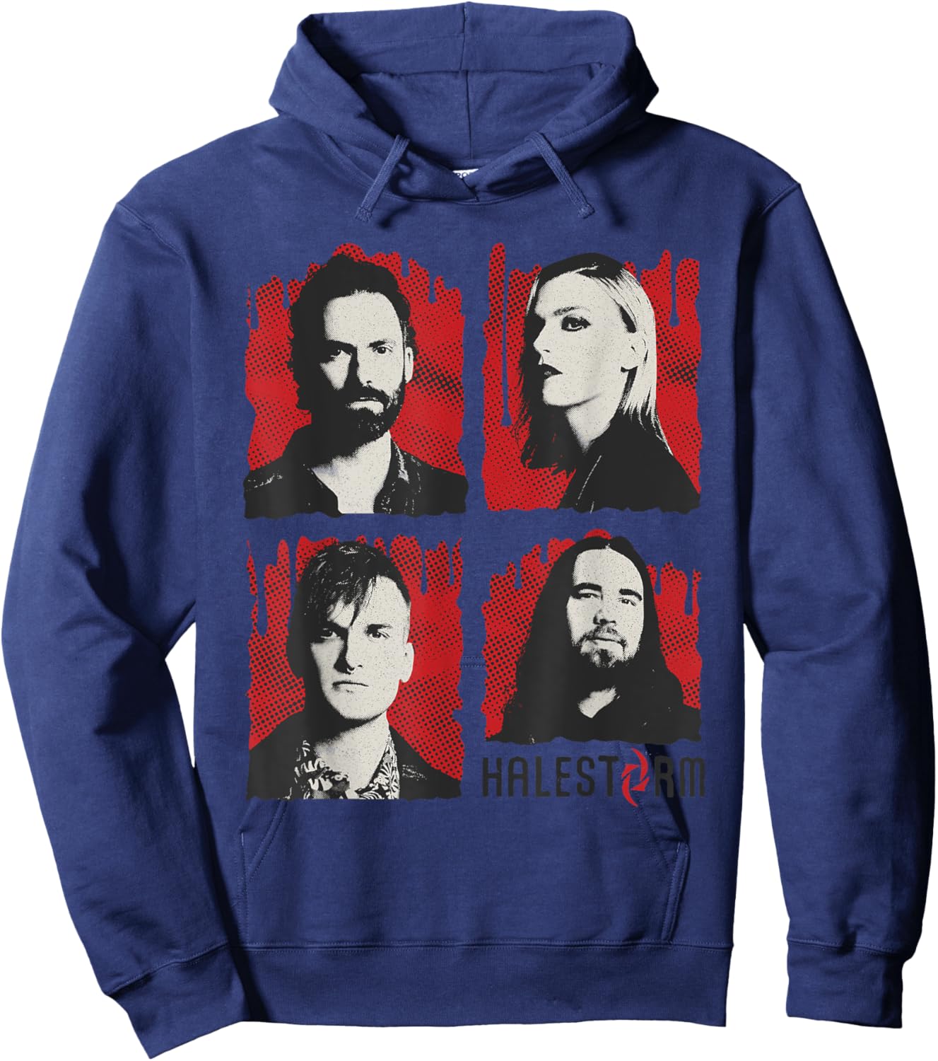 Halestorm - Drip Band Photo Hoodie - Hoodie | Navy