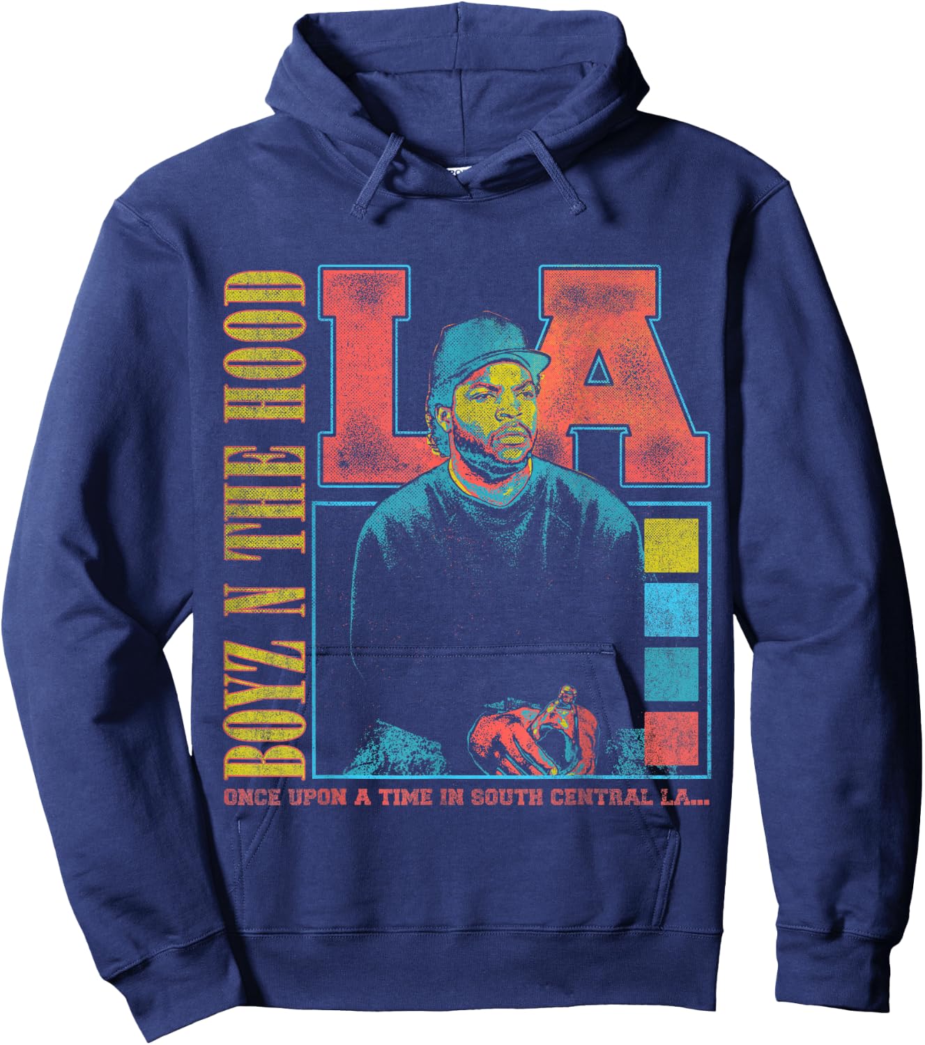 Boyz in The Hood Doughboy LA Portrait Small Hoodie - Hoodie | Navy