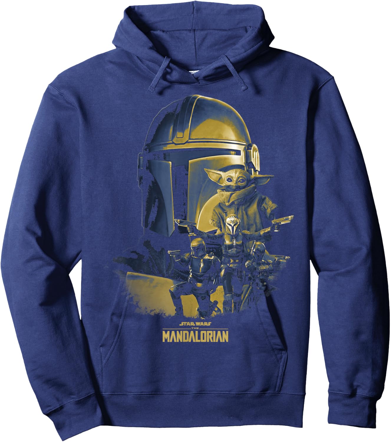 Star Wars: The Mandalorian Group Shot Mashup R23 Hoodie - Hoodie | Navy