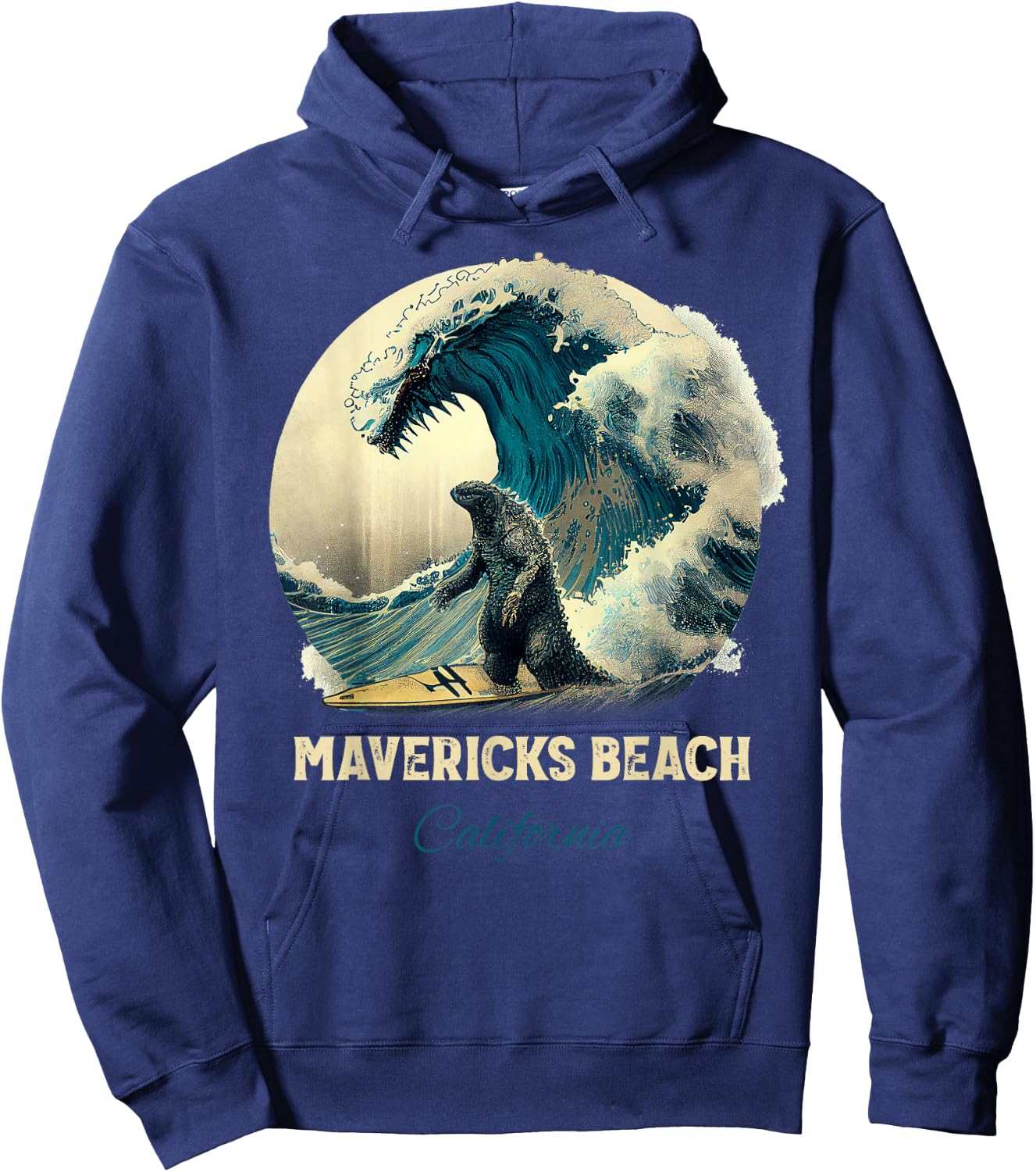 Mavericks Beach California Men Women Kids Hoodie - Hoodie | Navy