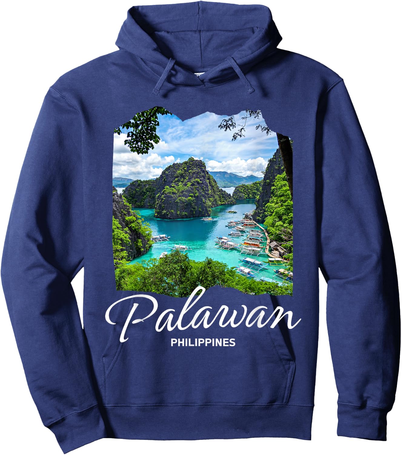 Philippines Palawan Hoodie - Hoodie | Navy