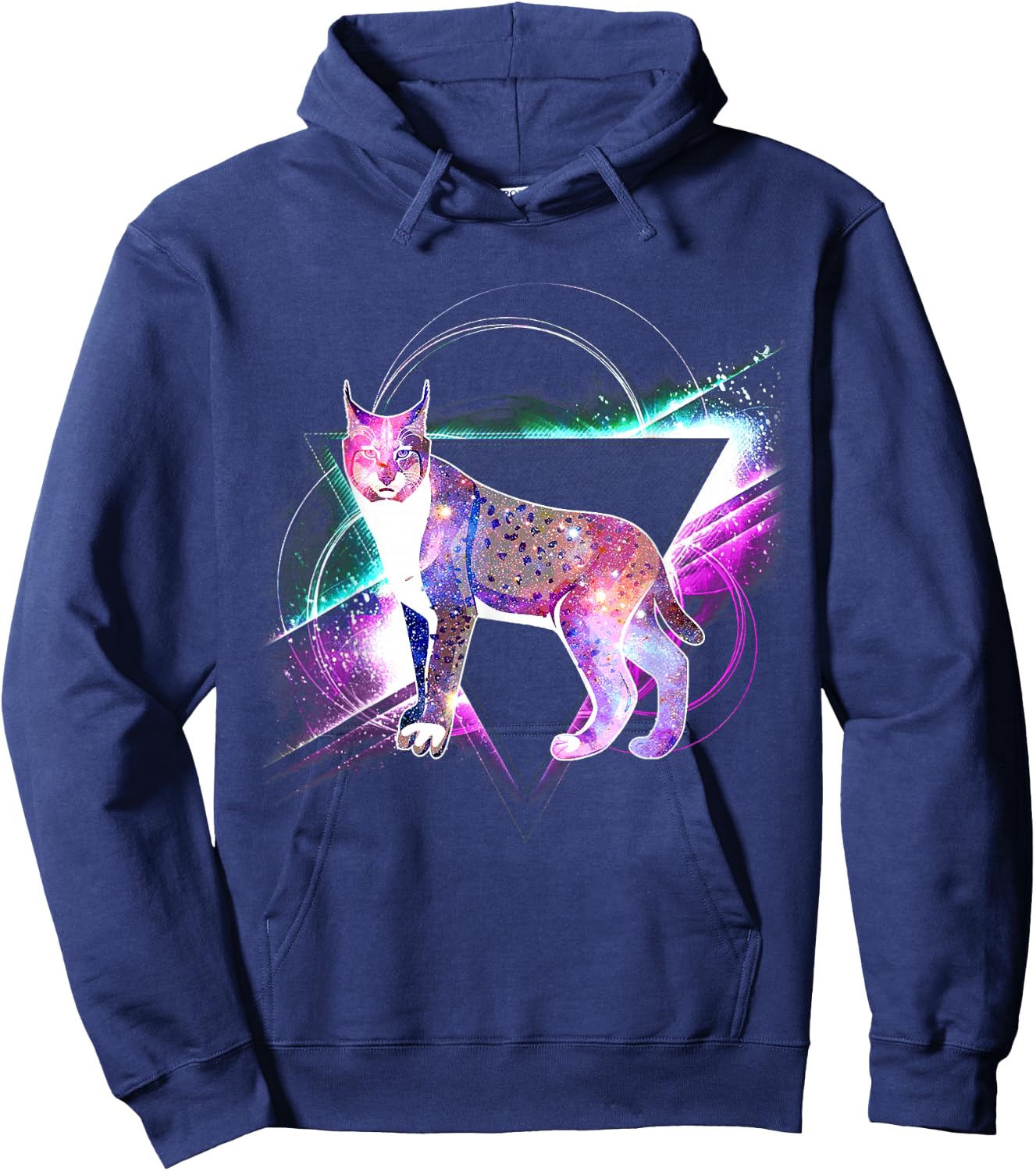 Aesthetic Galaxy Bobcat Hoodie - Hoodie | Navy