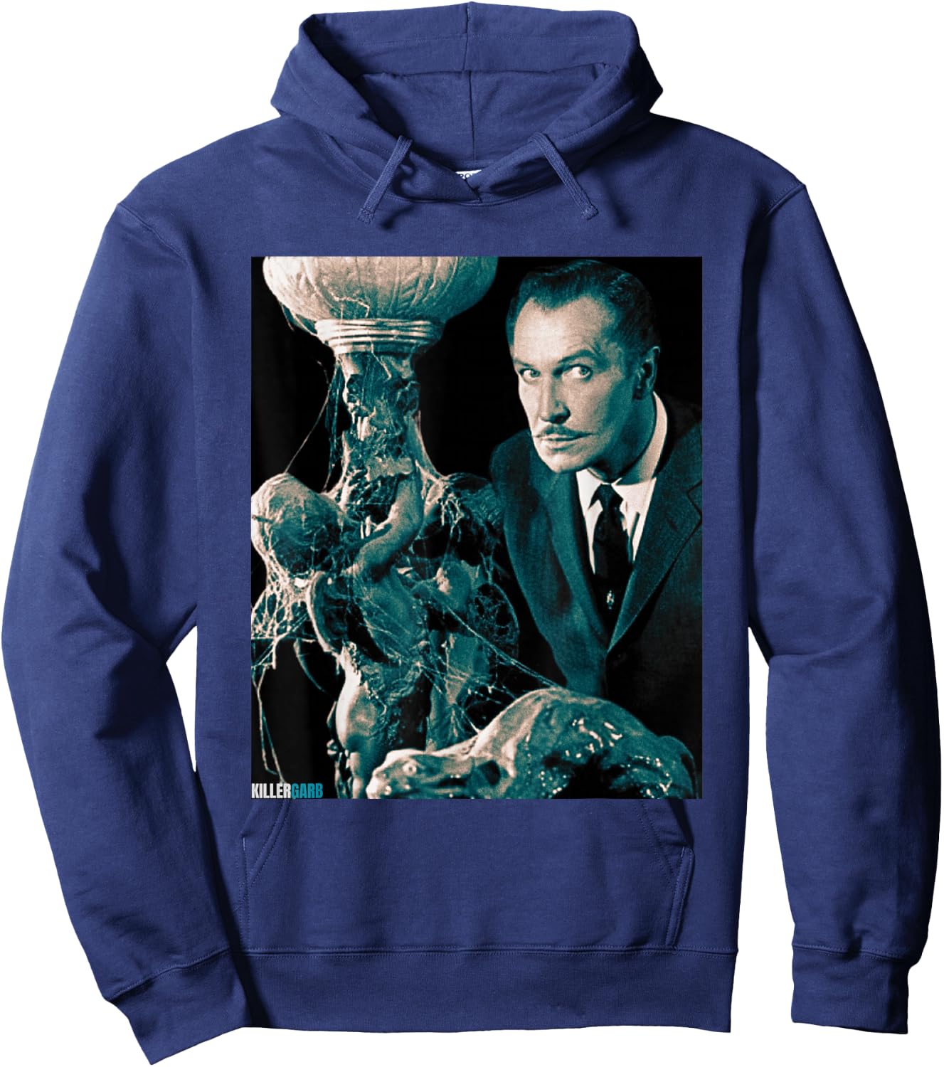 Unleash the Horror: 'The Vincent' (GREEN & BLACK) Hoodie - Hoodie | Navy